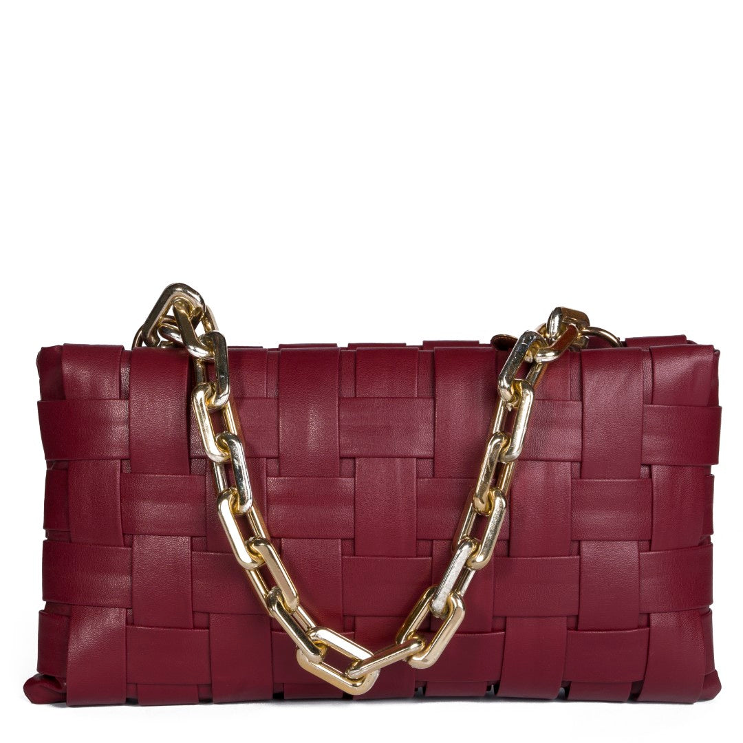 Burgundy Wave Bag