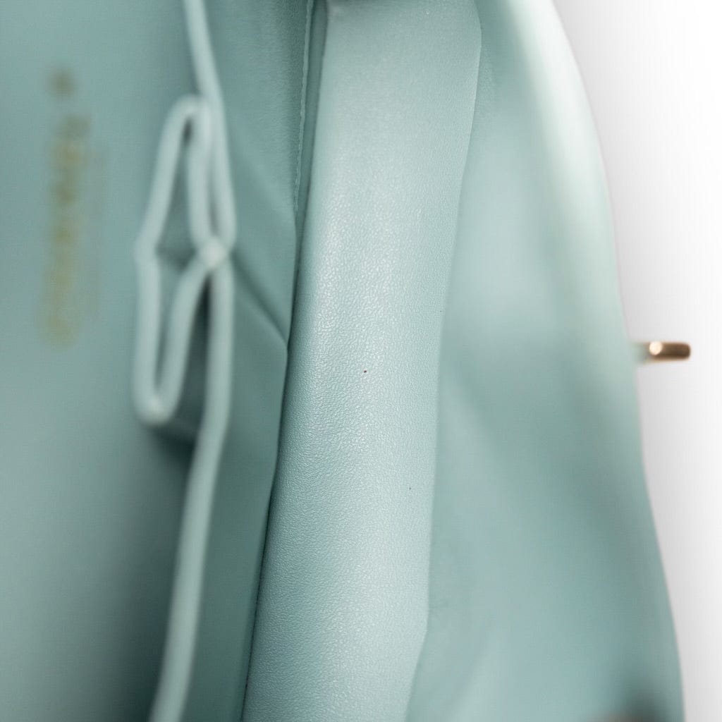 20C Tiffany Blue Small Classic Flap Light Gold Hardware