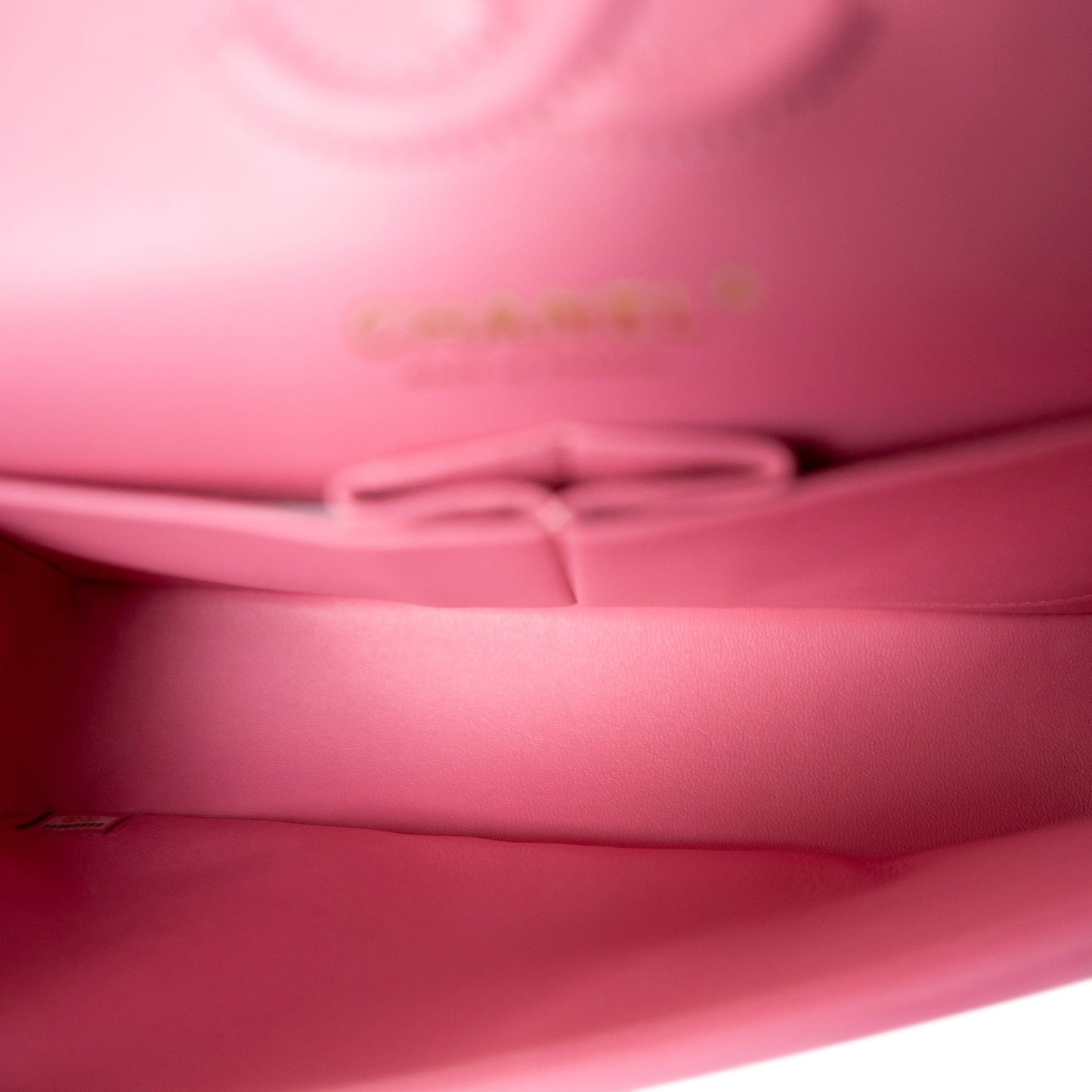 21P Pink Caviar Quilted Small Classic Flap Light Gold Hardware