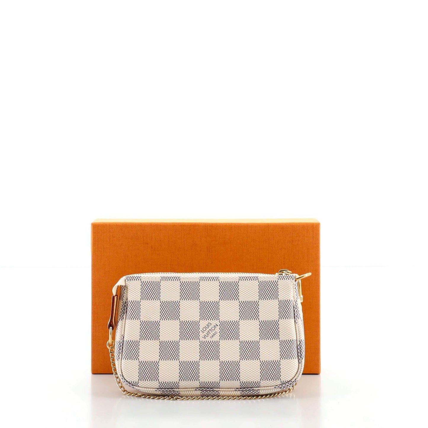 LV MiniPochette Accessoires Damier Azur Canvas