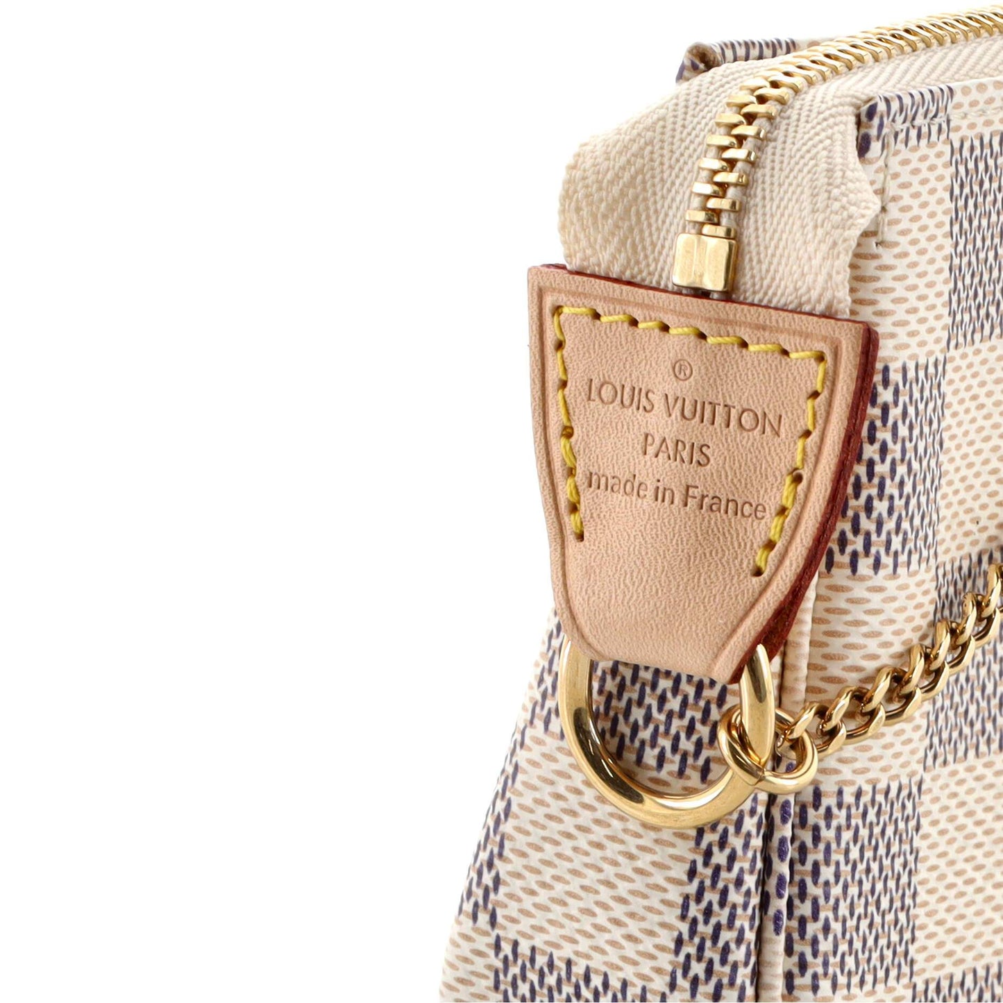 LV MiniPochette Accessoires Damier Azur Canvas