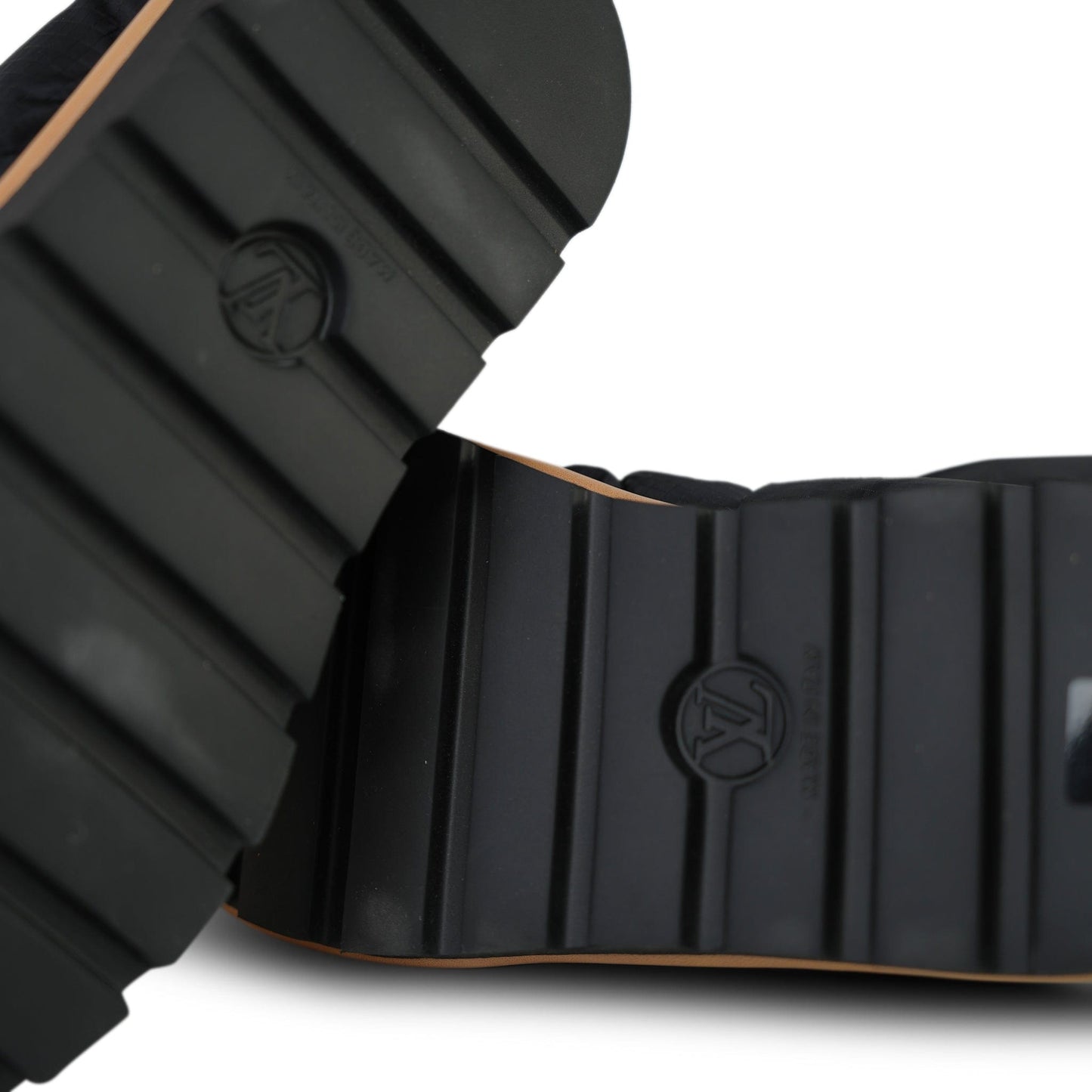 Louis Vuitton Ankle Comfort Black Water Repellent Nylon Monogram Boots/Booties