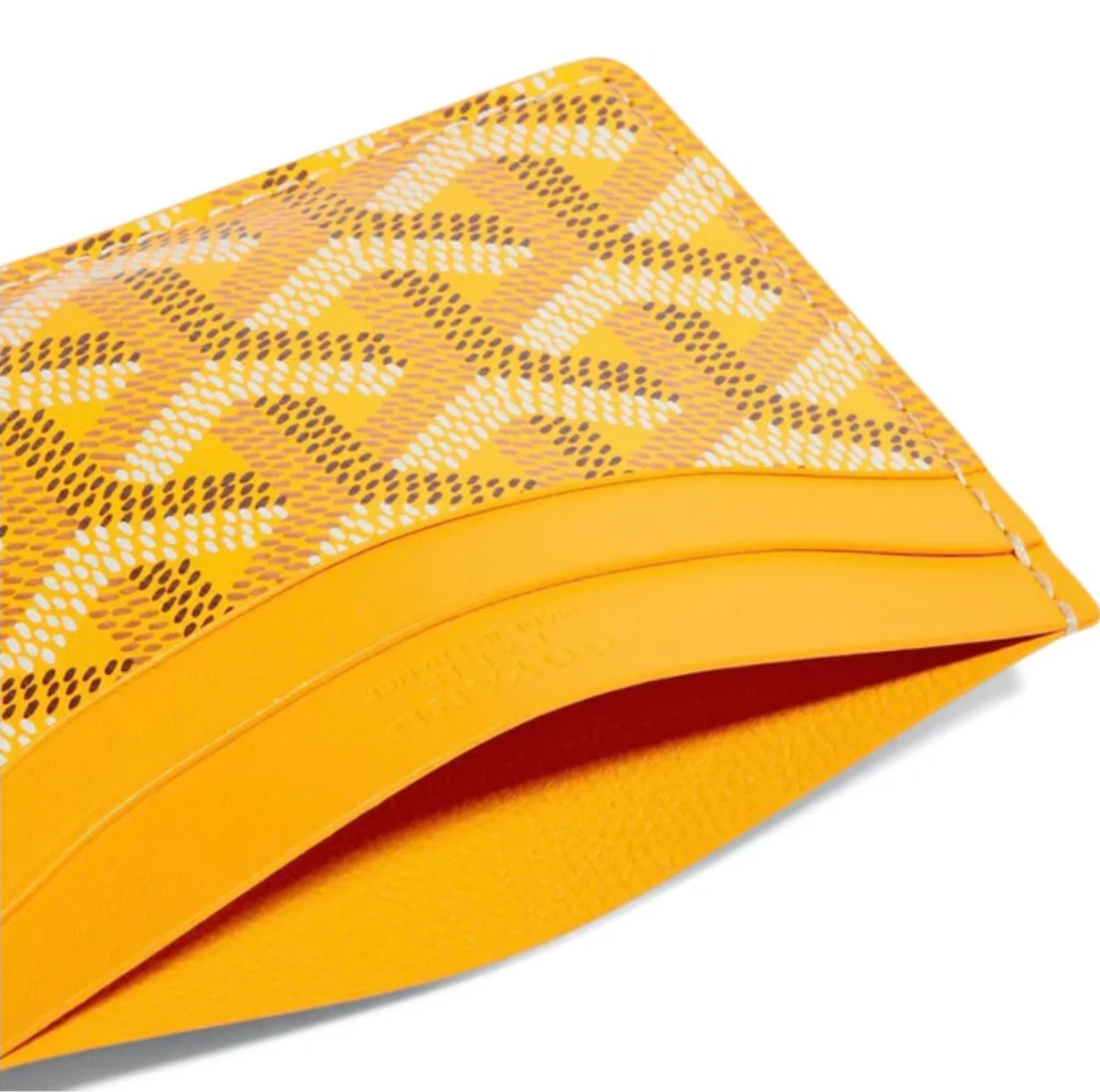 Goyard Saint Sulpice Yellow Card Holder