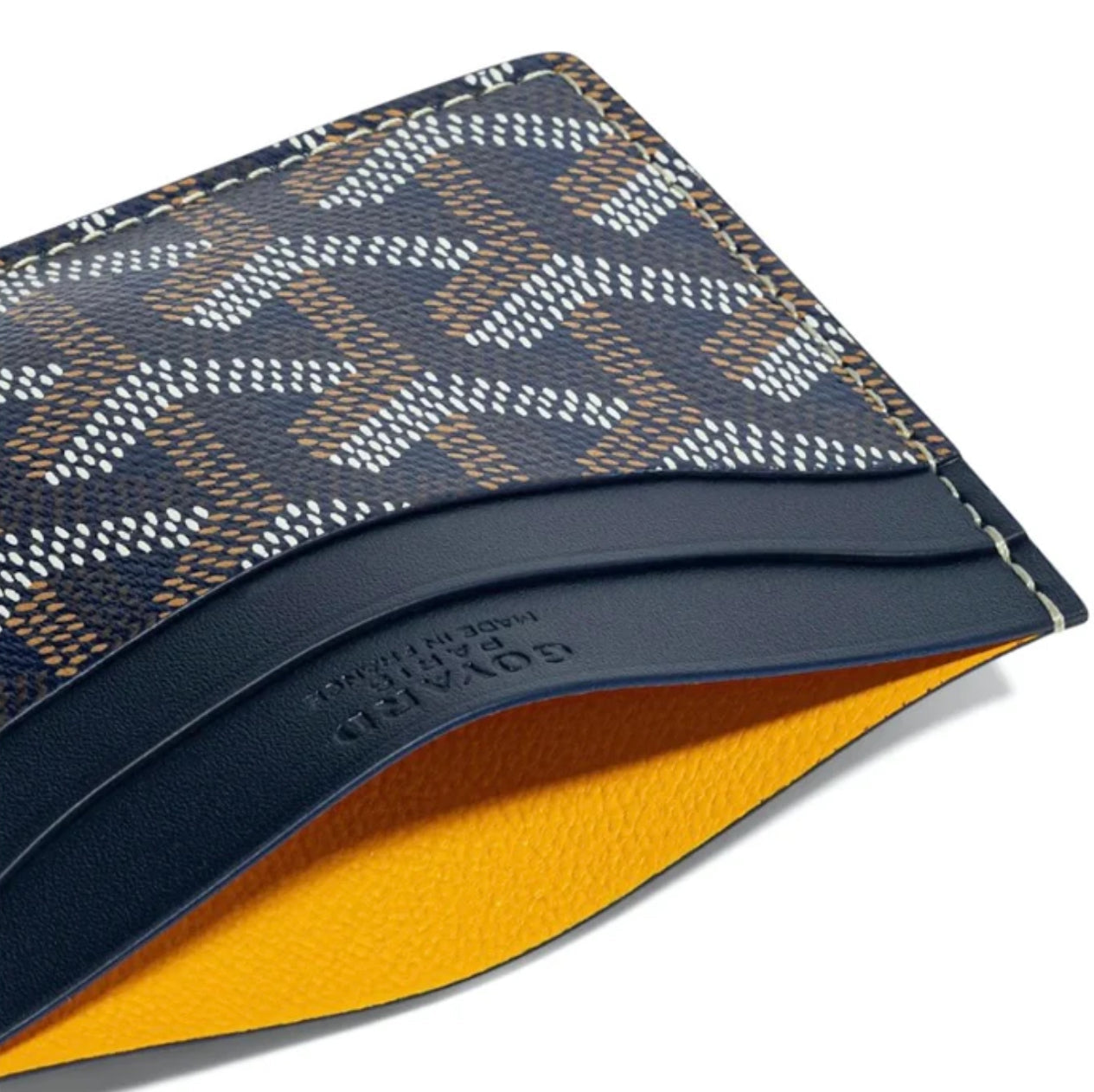 Goyard Saint Sulpice Navy Blue Card Holder