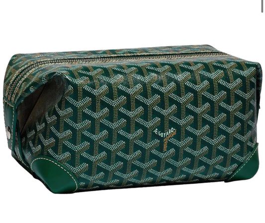 Goyard Boeing 25 Toilet Bag Green