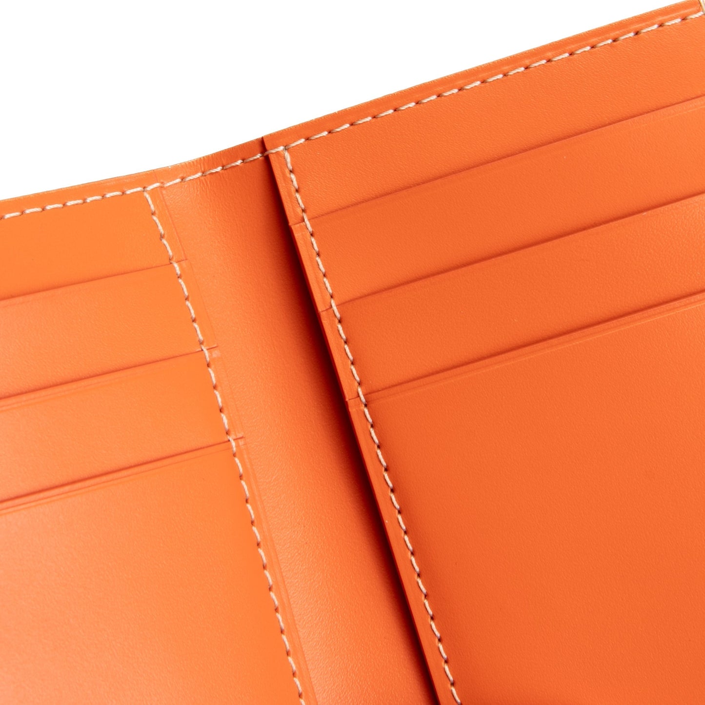 GOYARD Goyardine Saint-Pierre Bifold Wallet- Orange