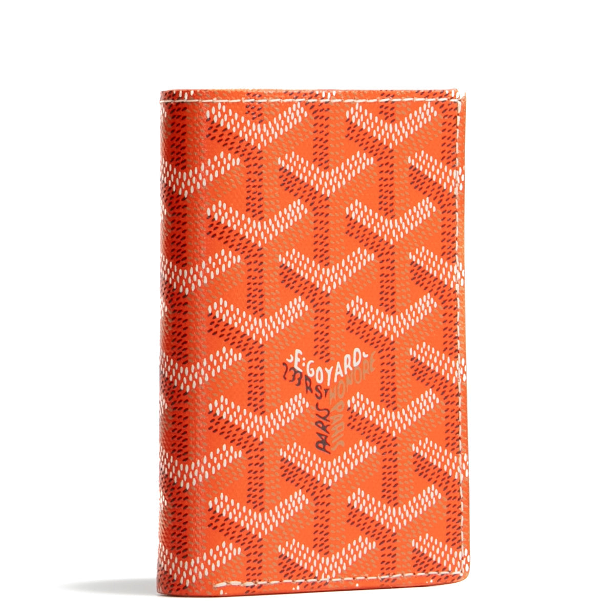 GOYARD Goyardine Saint-Pierre Bifold Wallet- Orange