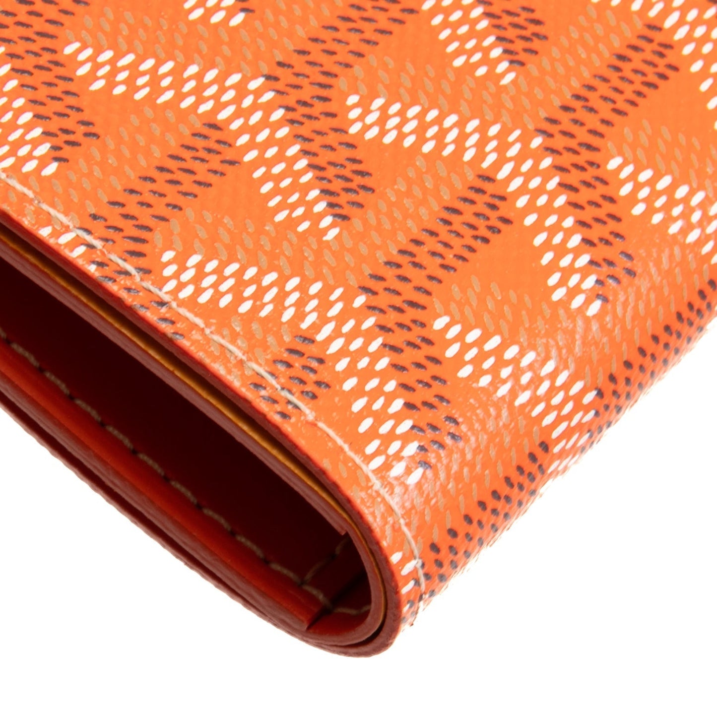 GOYARD Goyardine Saint-Pierre Bifold Wallet- Orange