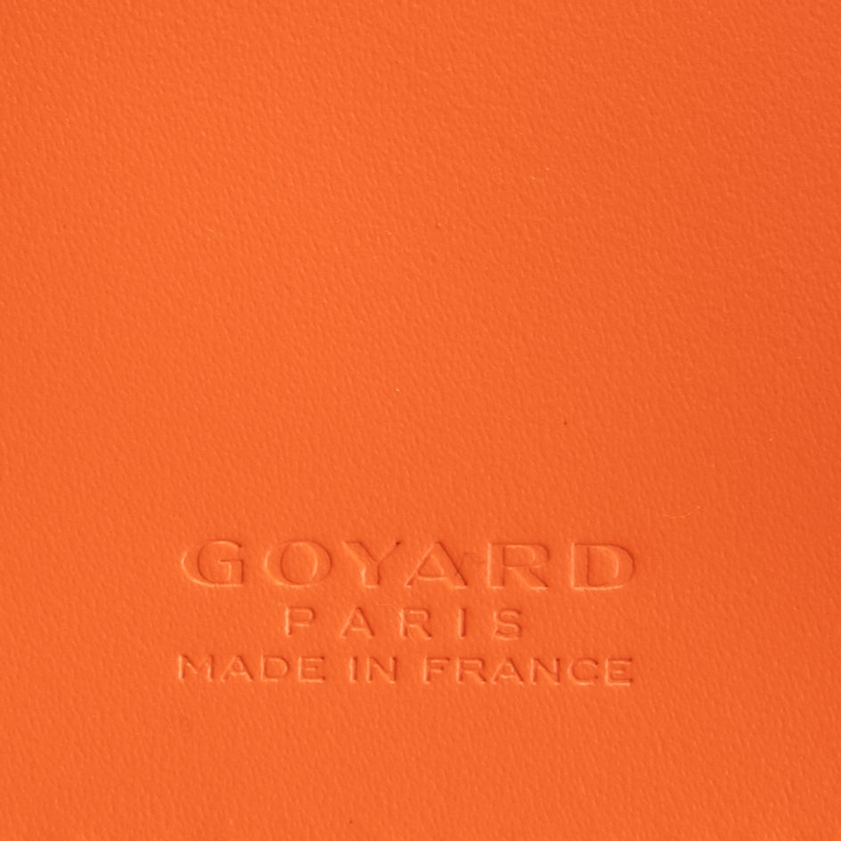 GOYARD Goyardine Saint-Pierre Bifold Wallet- Orange