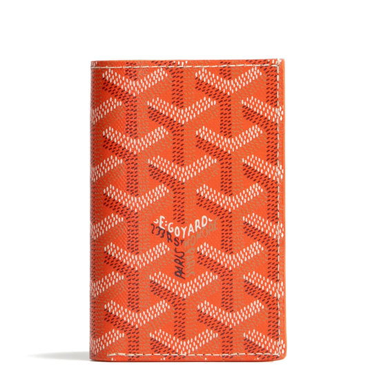 GOYARD Goyardine Saint-Pierre Bifold Wallet- Orange