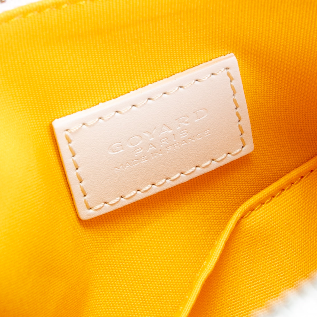GOYARD Goyardine Boeing 25 Toiletry - White