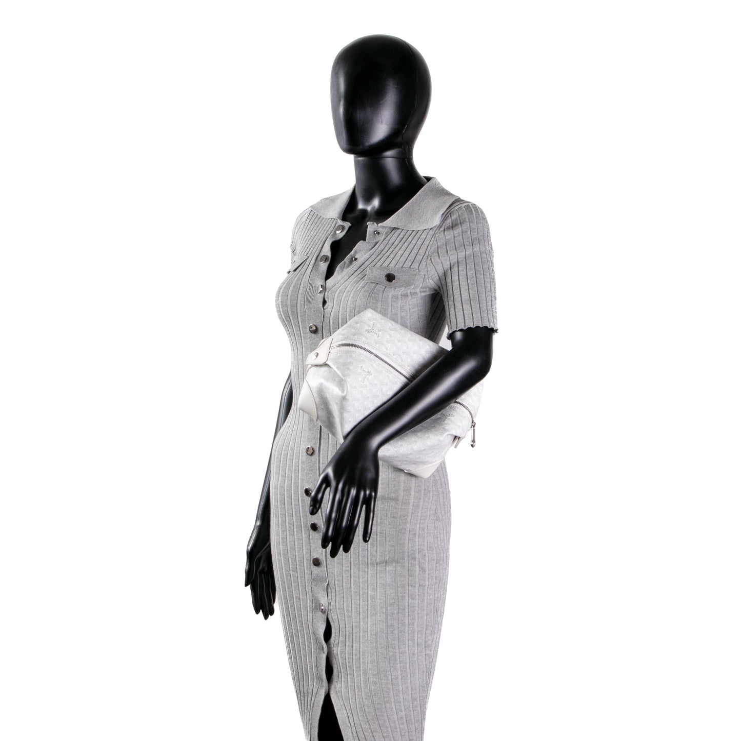GOYARD Goyardine Boeing 25 Toiletry - White