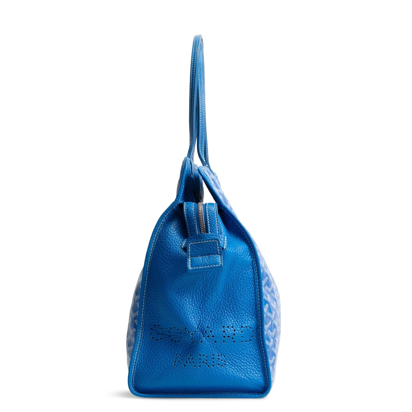 GOYARD Goyardine Sac Hardy Pet Carrier PM w/ Pouch- Sky Blue