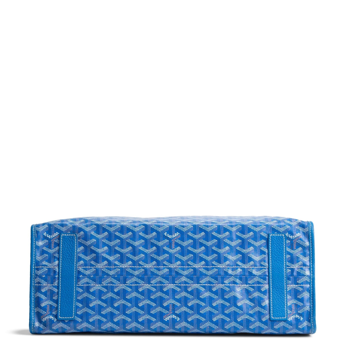 GOYARD Goyardine Sac Hardy Pet Carrier PM w/ Pouch- Sky Blue