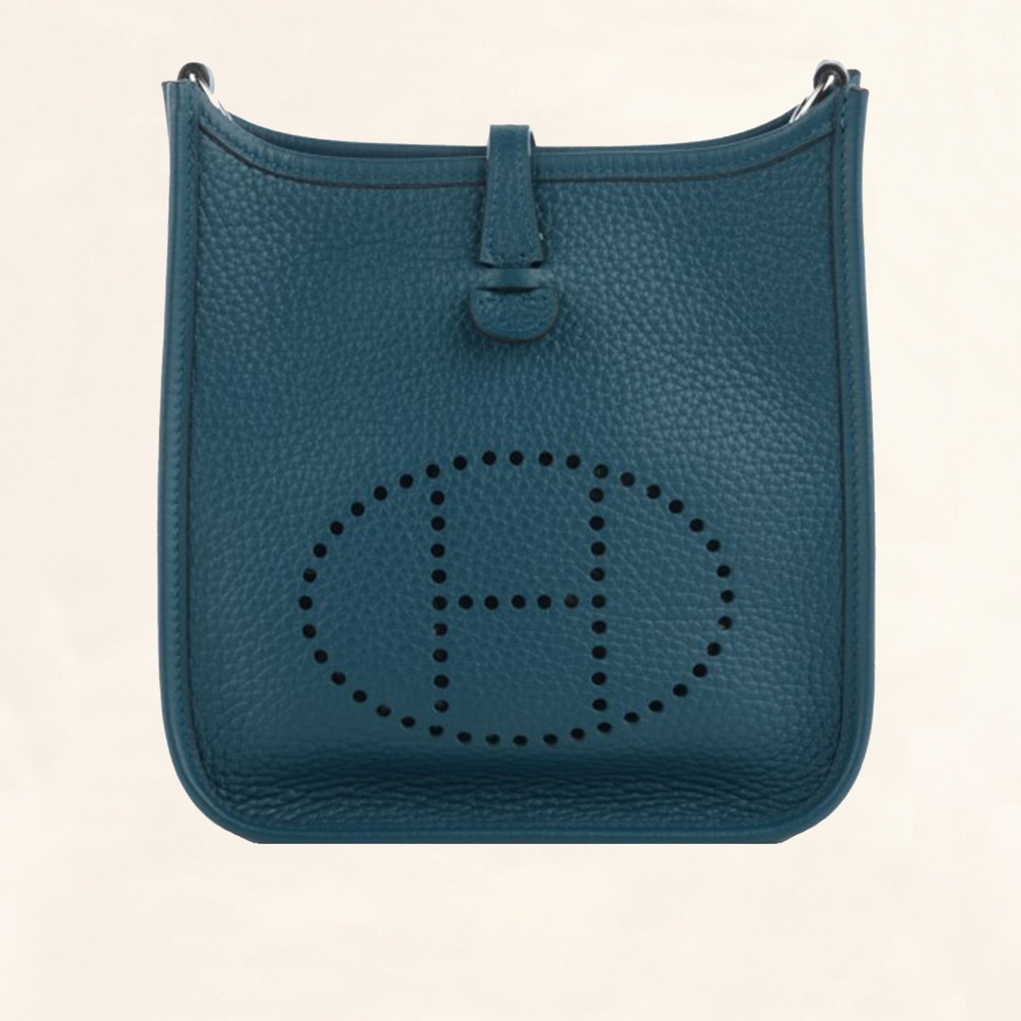Hermès | Clemence Evelyne III in Colvert Turquoise | PM