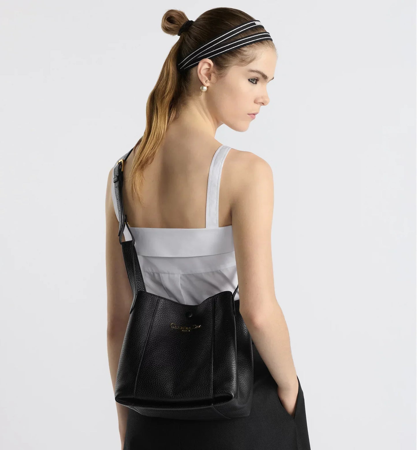 Medium Signature Bucket Bag