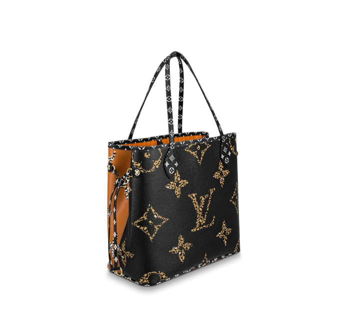 Louis Vuitton Giant Jungle Monogram Neverfull Black M44676