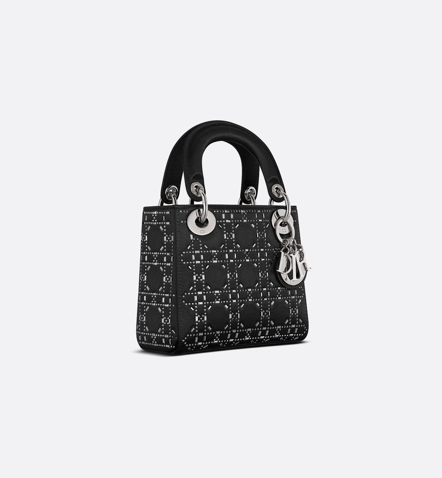 Strass Cannage Satin Mini Lady Dior Bag