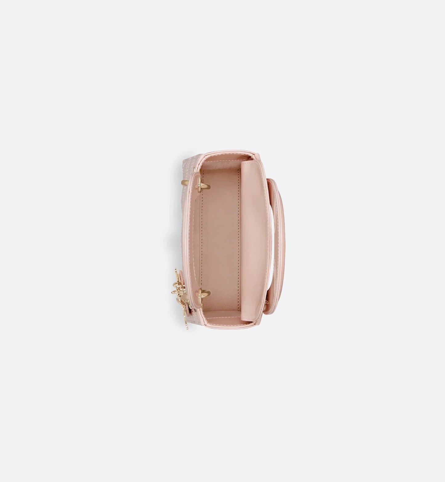 Patent Cannage Mini Lady Dior Bag