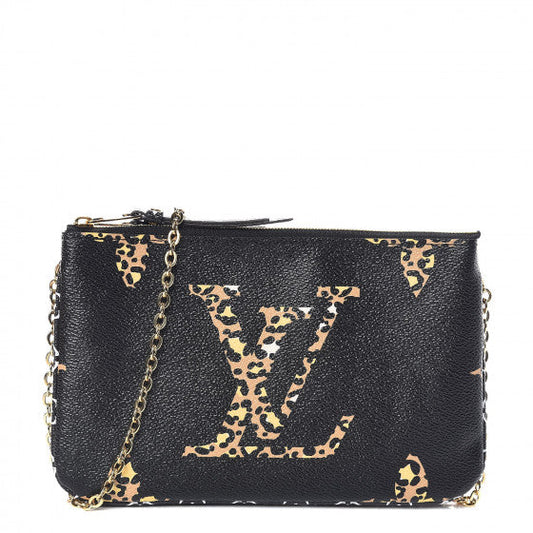 Louis Vuitton | Monogram Giant Jungle Pochette Double Zip Black | M67874