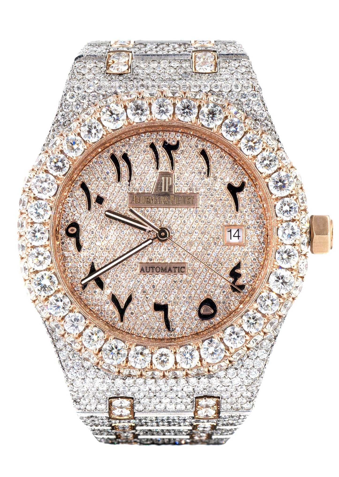 Audemars Piguet Royal Oak | Two Tone | 39 MM | 20 Carats Iced Out