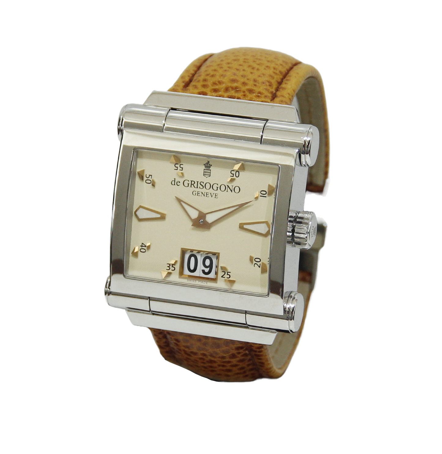 De Grisogono Instrumento Grande No2 Stainless Steel 36mm