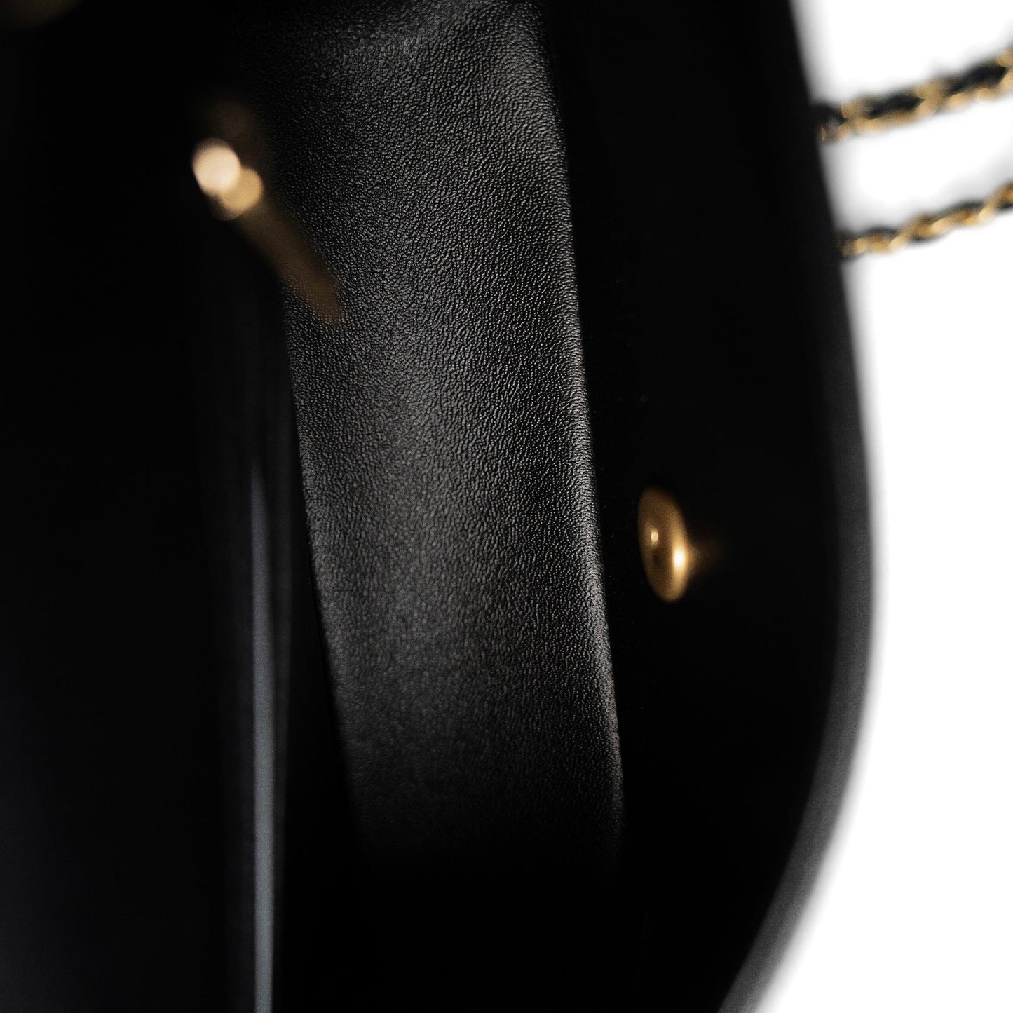 16C Black Caviar Quilted Mini Rectangular Single Flap Antique Gold Hardware