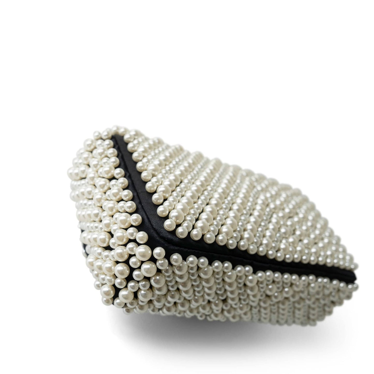 19S Pearl On Flap Mini Rectangular Bag Light Gold Hardware