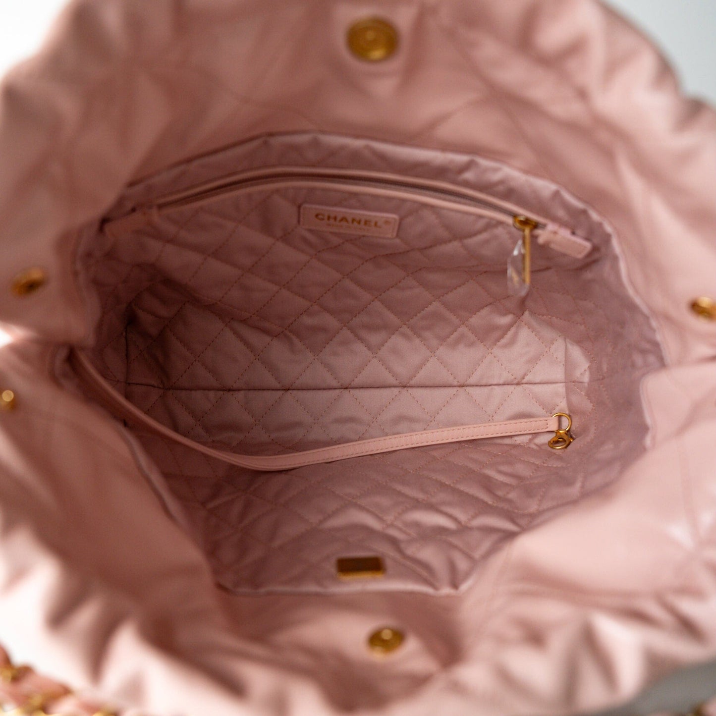 23S Rose Claire (Pink) Small Calfskin Quilted 22 Bag AGHW