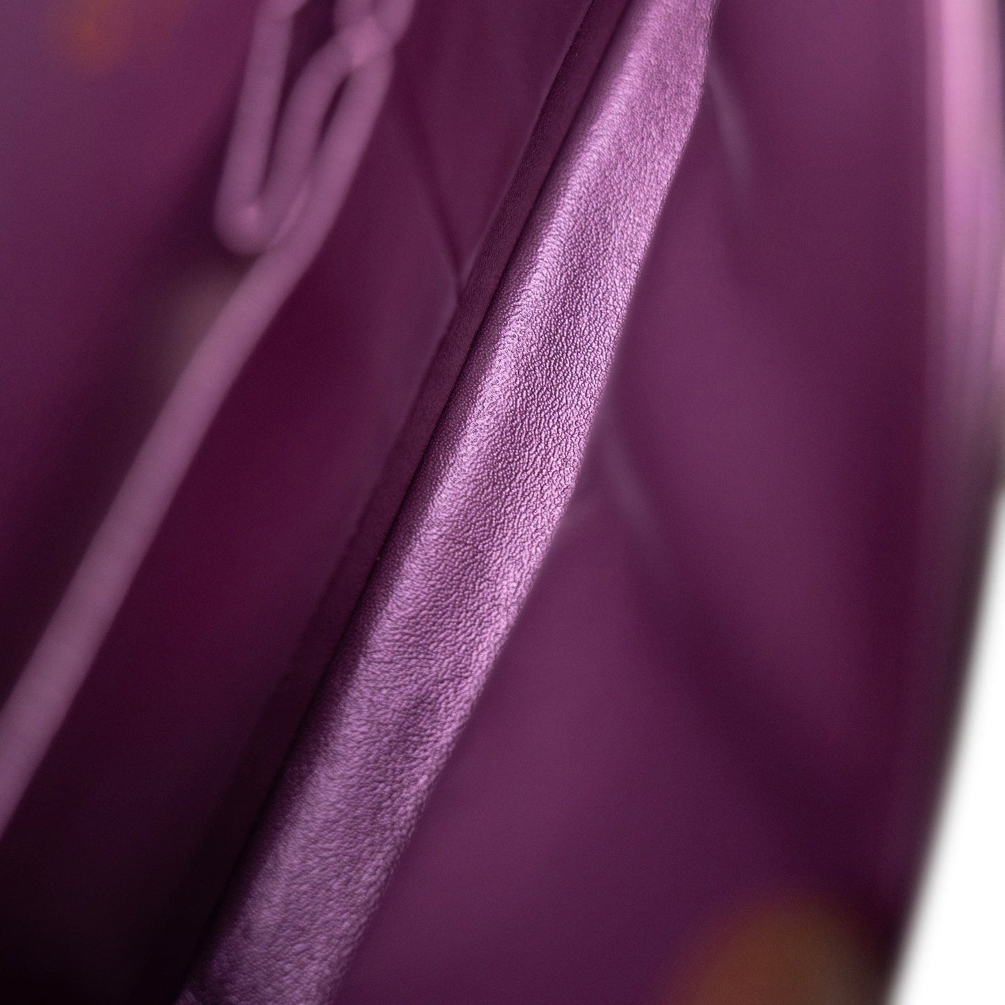 20B Iridescent Purple Calfskin Quilted Classic Flap Light Gold Hardware