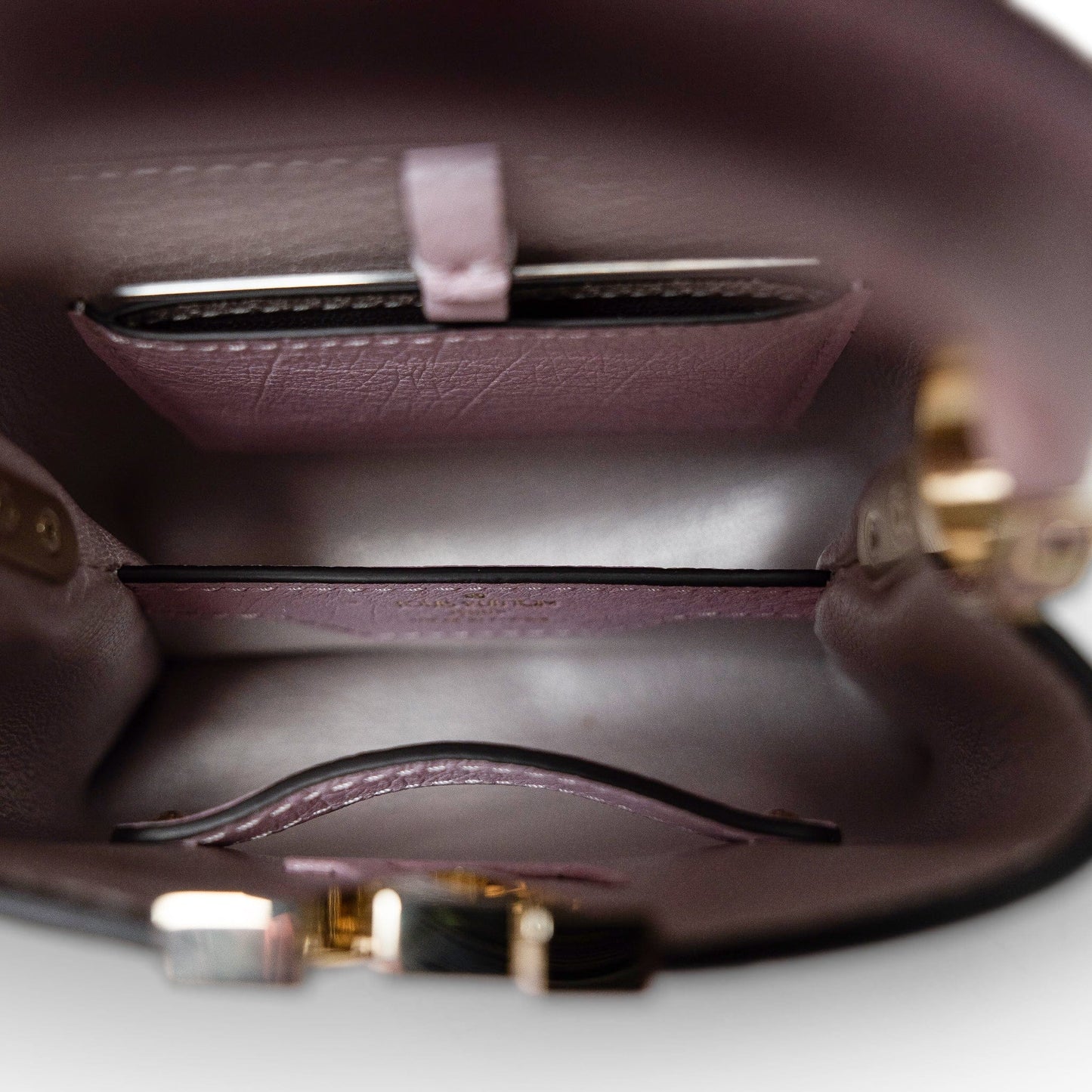 Louis Vuitton Capucines Nano Exotic Ostrich Pink