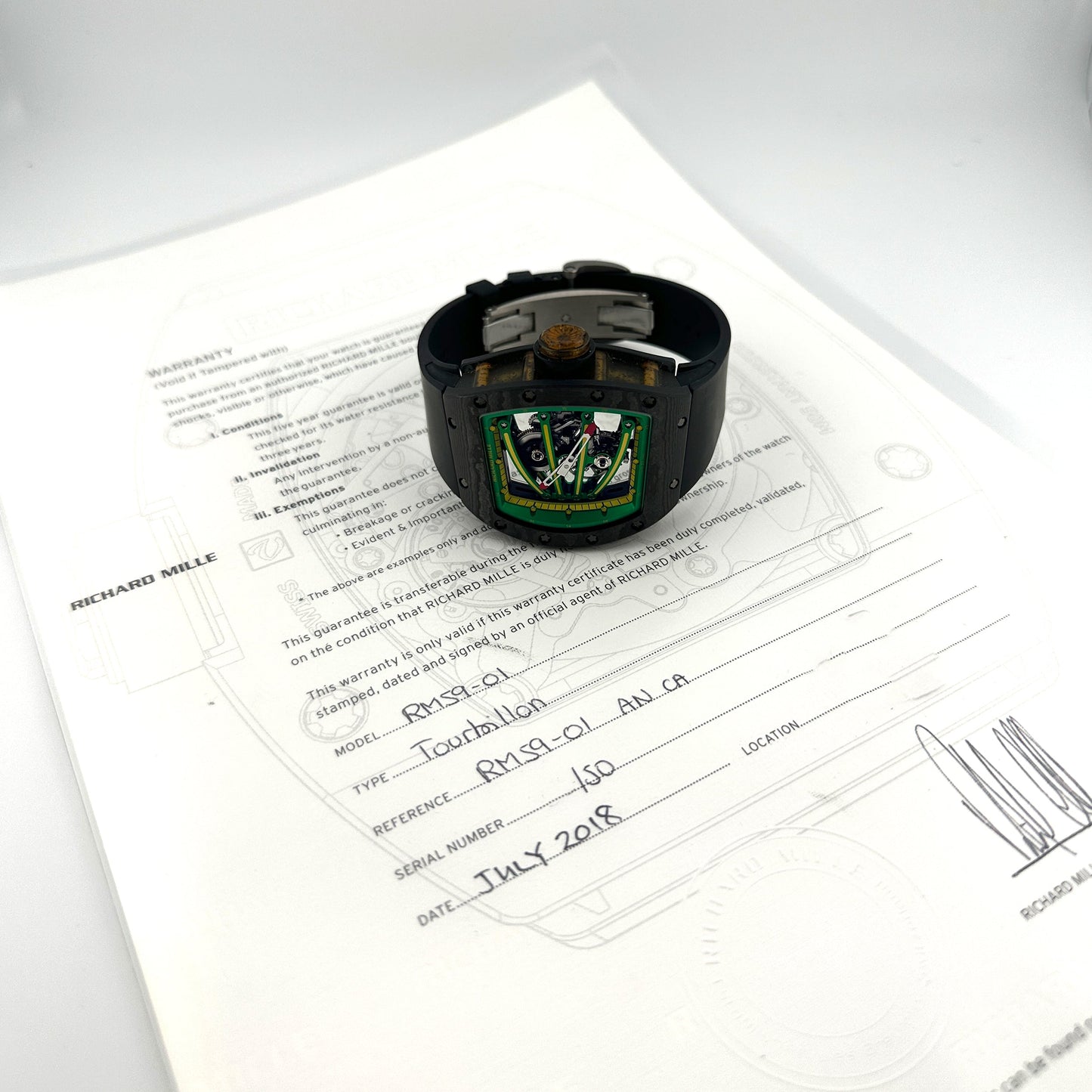 Richard Mille RM59-01 Tourbillon Yohan Blake (2018)