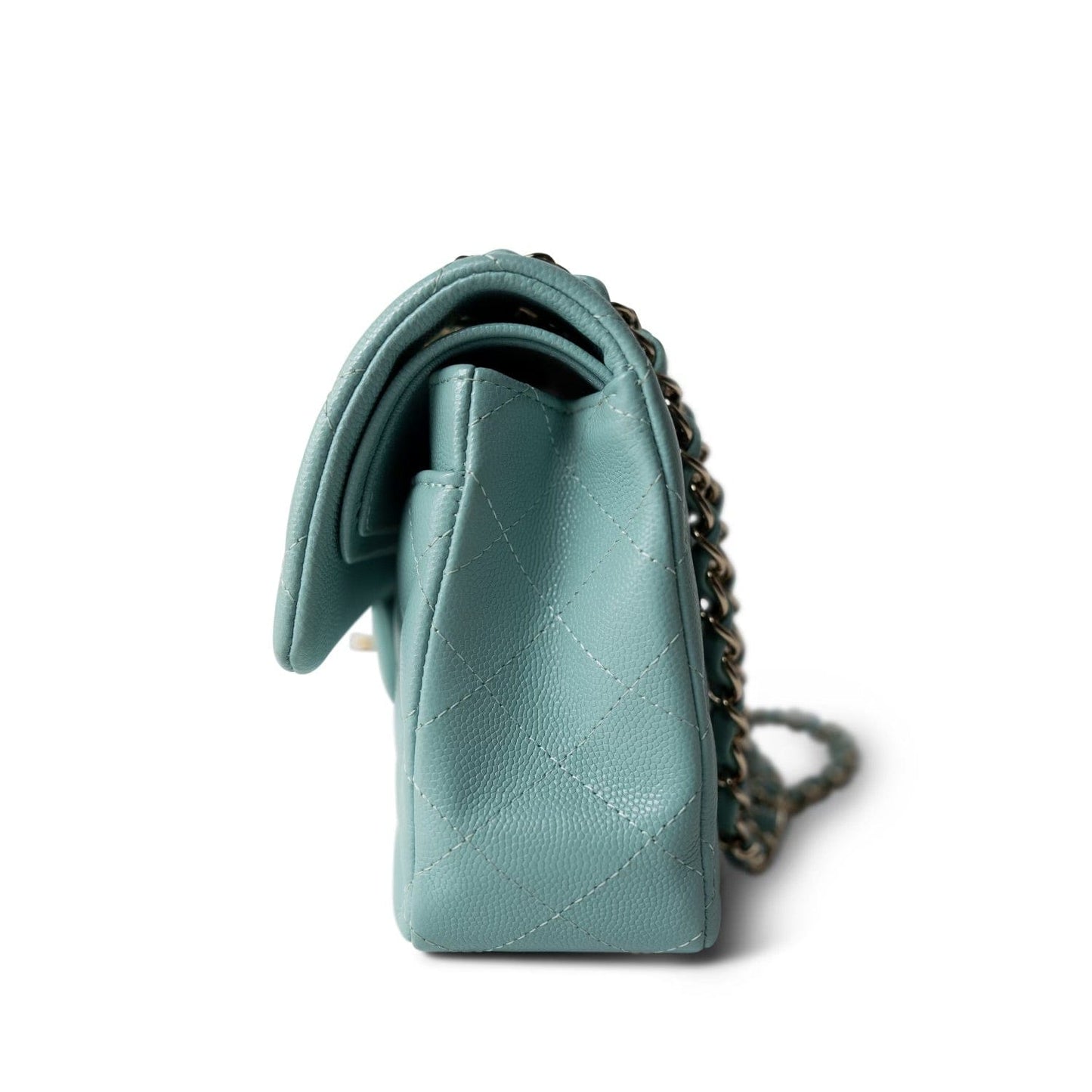 20C Tiffany Blue Small Classic Flap Light Gold Hardware