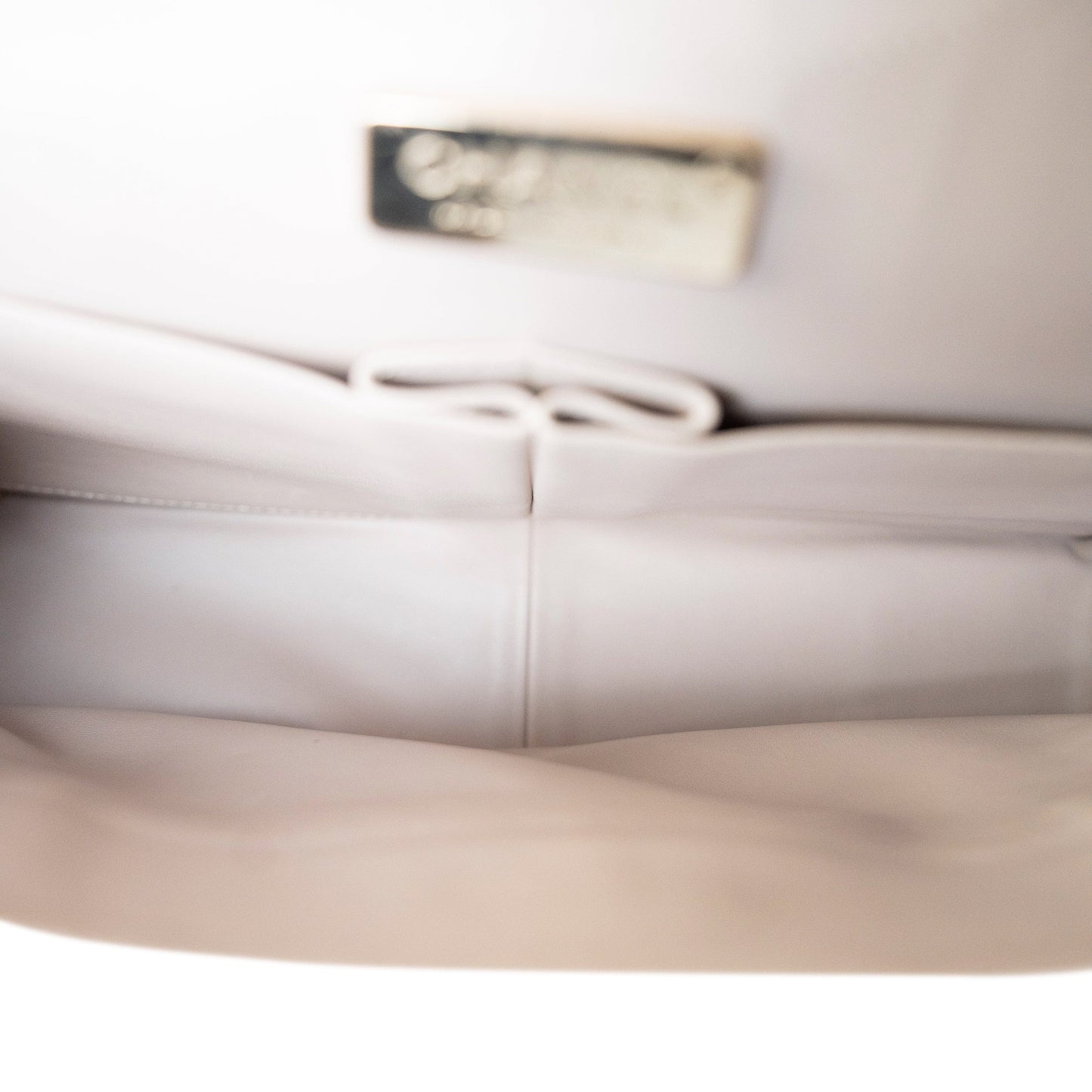 Iridescent Beige Python Classic Flap Jumbo LGHW