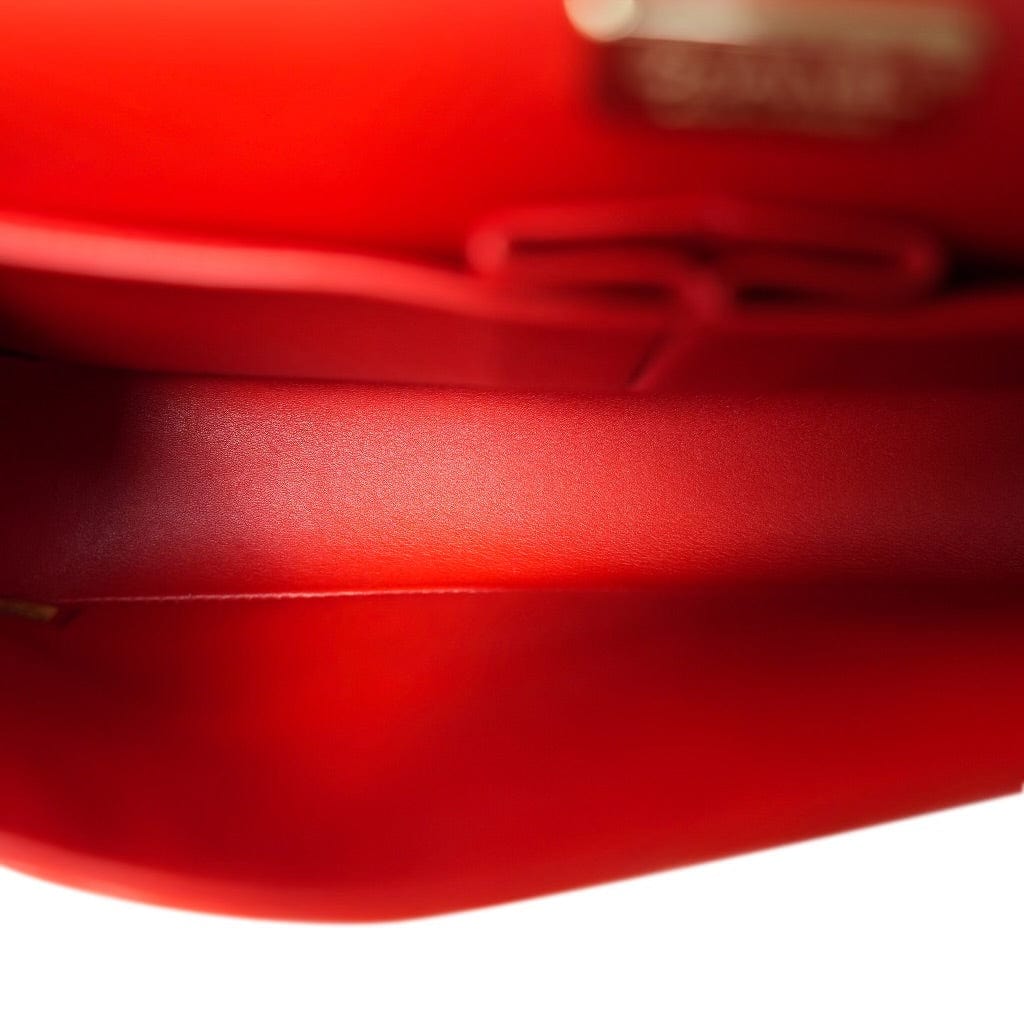 Red Python Medium Classic Double Flap LGHW