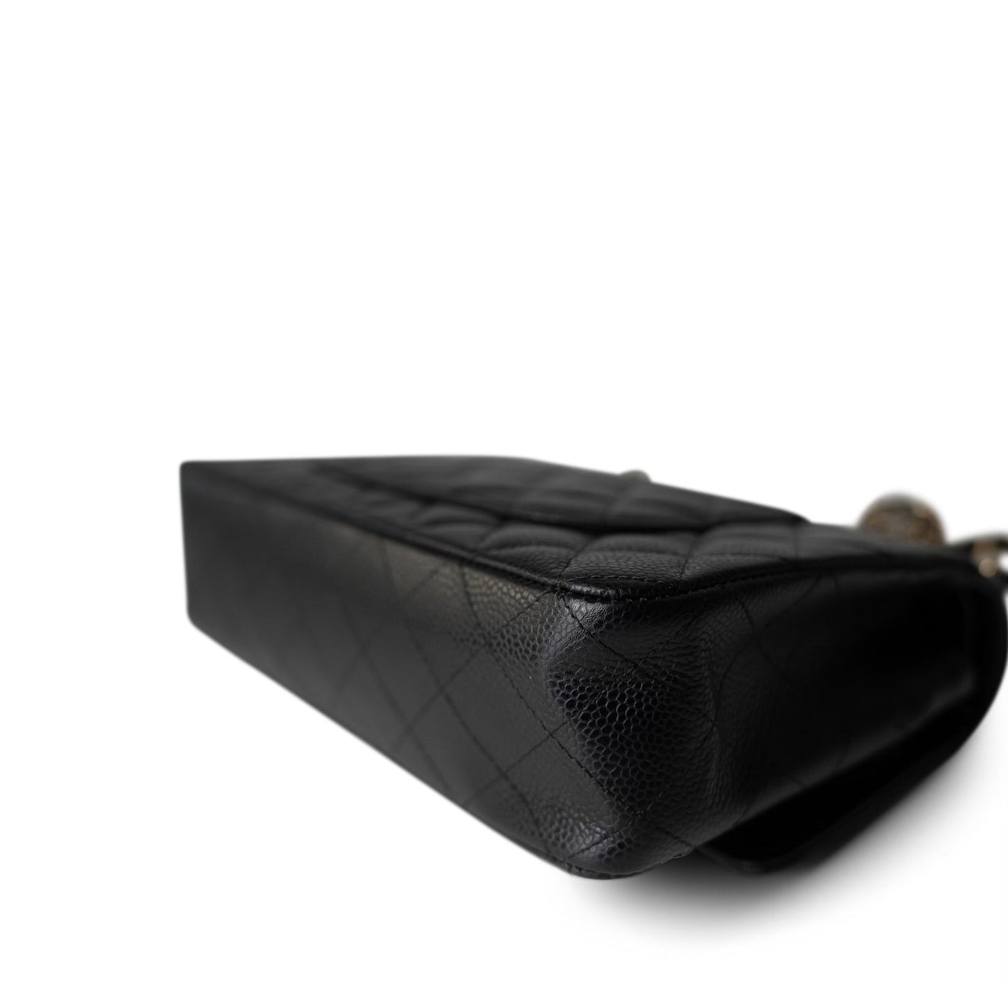 Black Caviar Quilted Classic Flap Medium 24k Gold Hardware