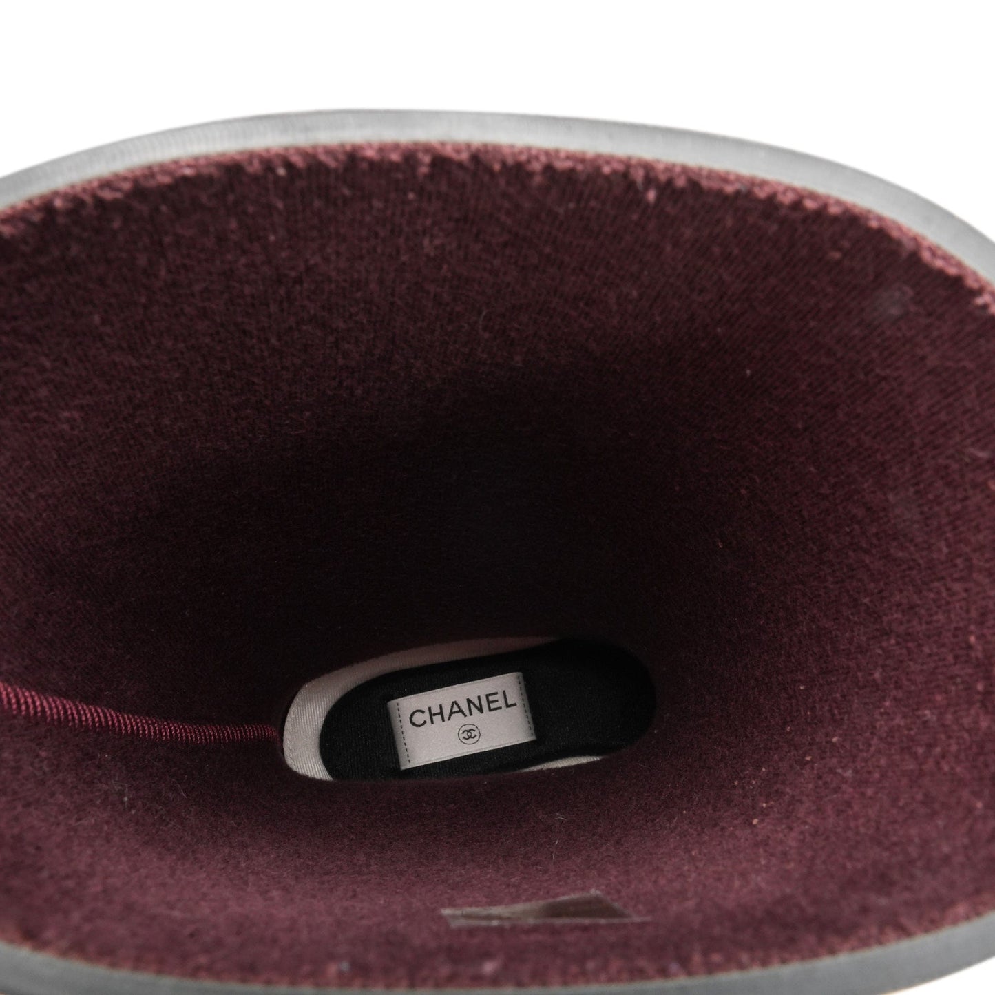 Black Caoutchouk CC High Boots Size 37