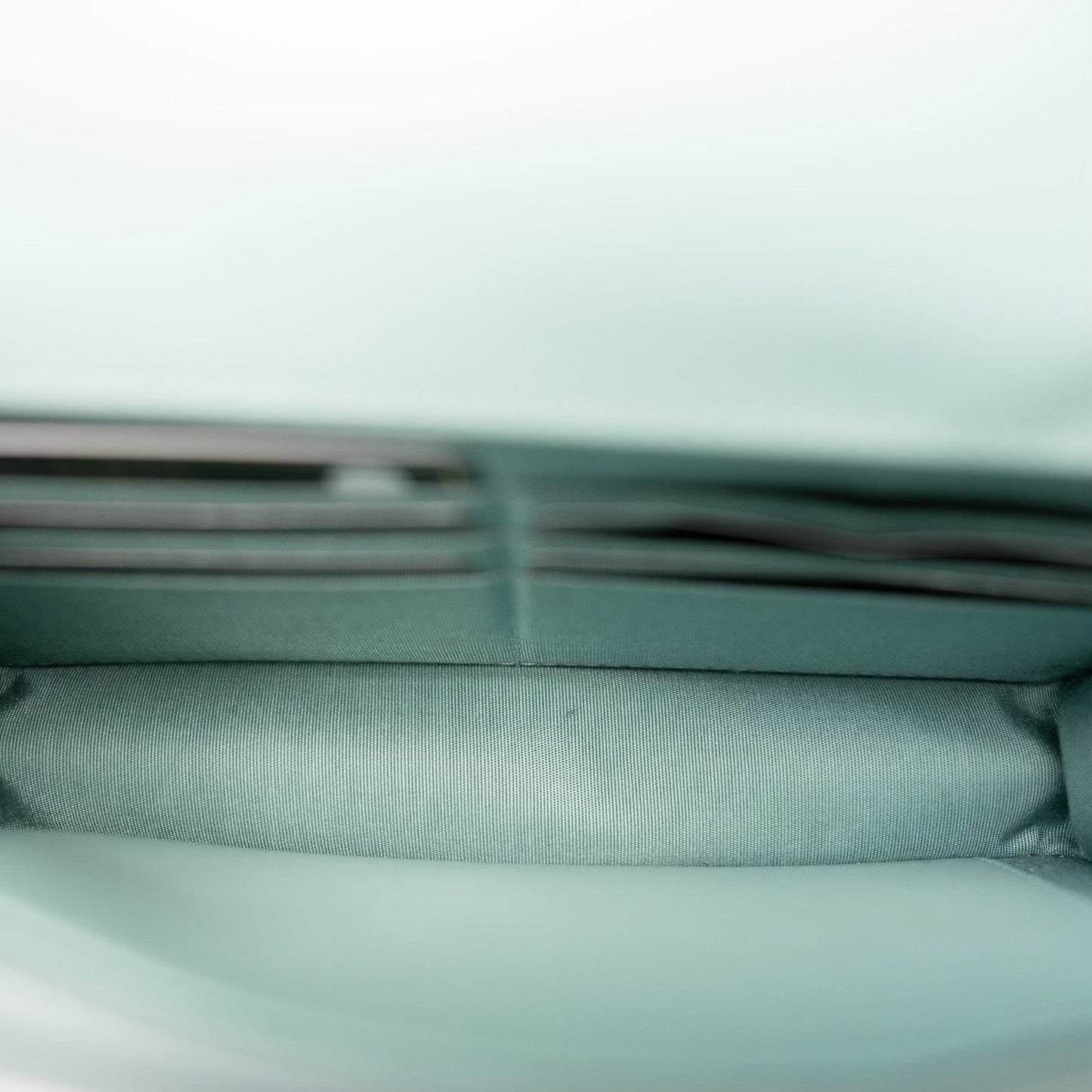 Tiffany Blue Lambskin Quilted 19 Wallet on Chain Mixed Hardware