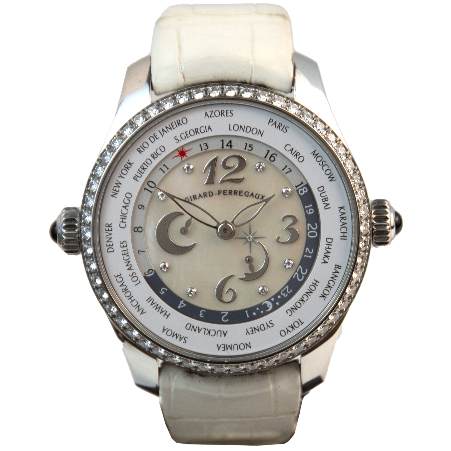 Girard Perregaux Ladies World Timer 49860D11A761-BK7A