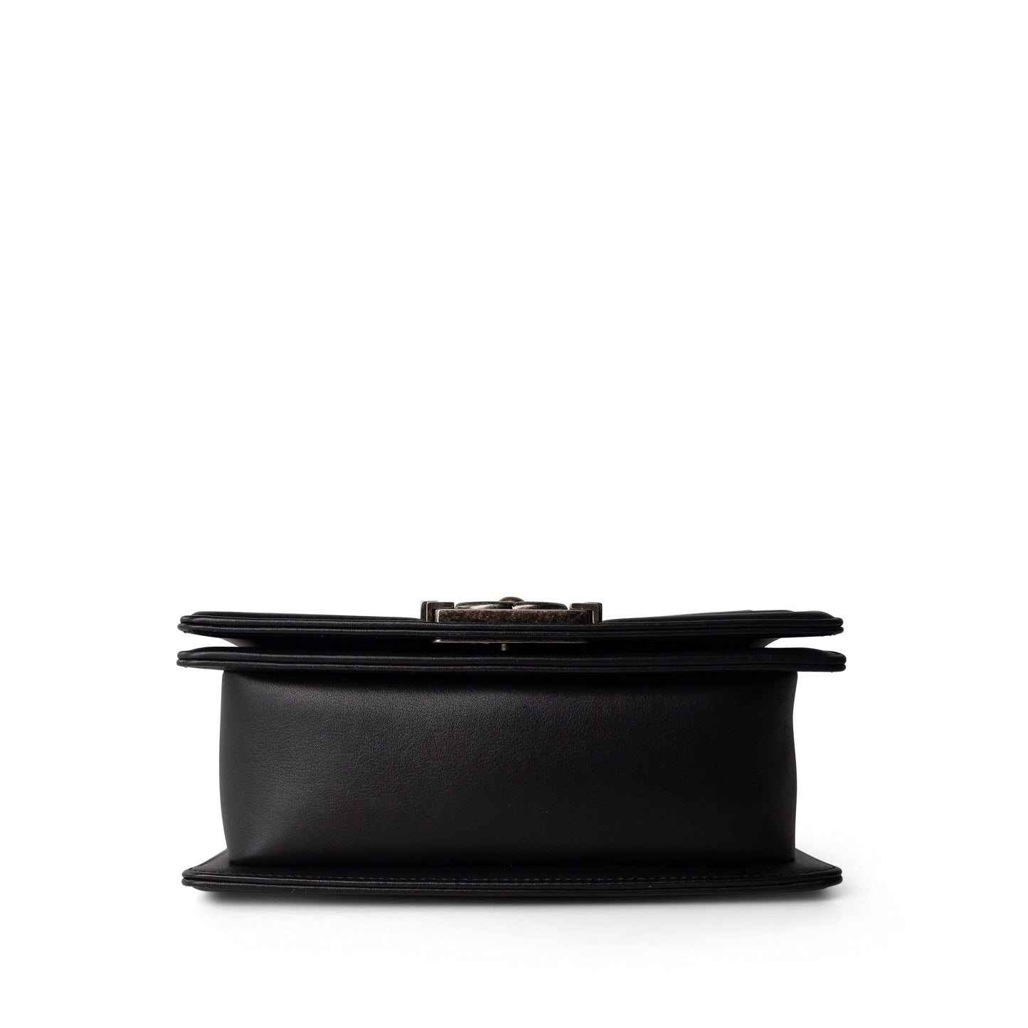 Black Boy Bag Lambskin Quilted Small Ruthenium Hardware