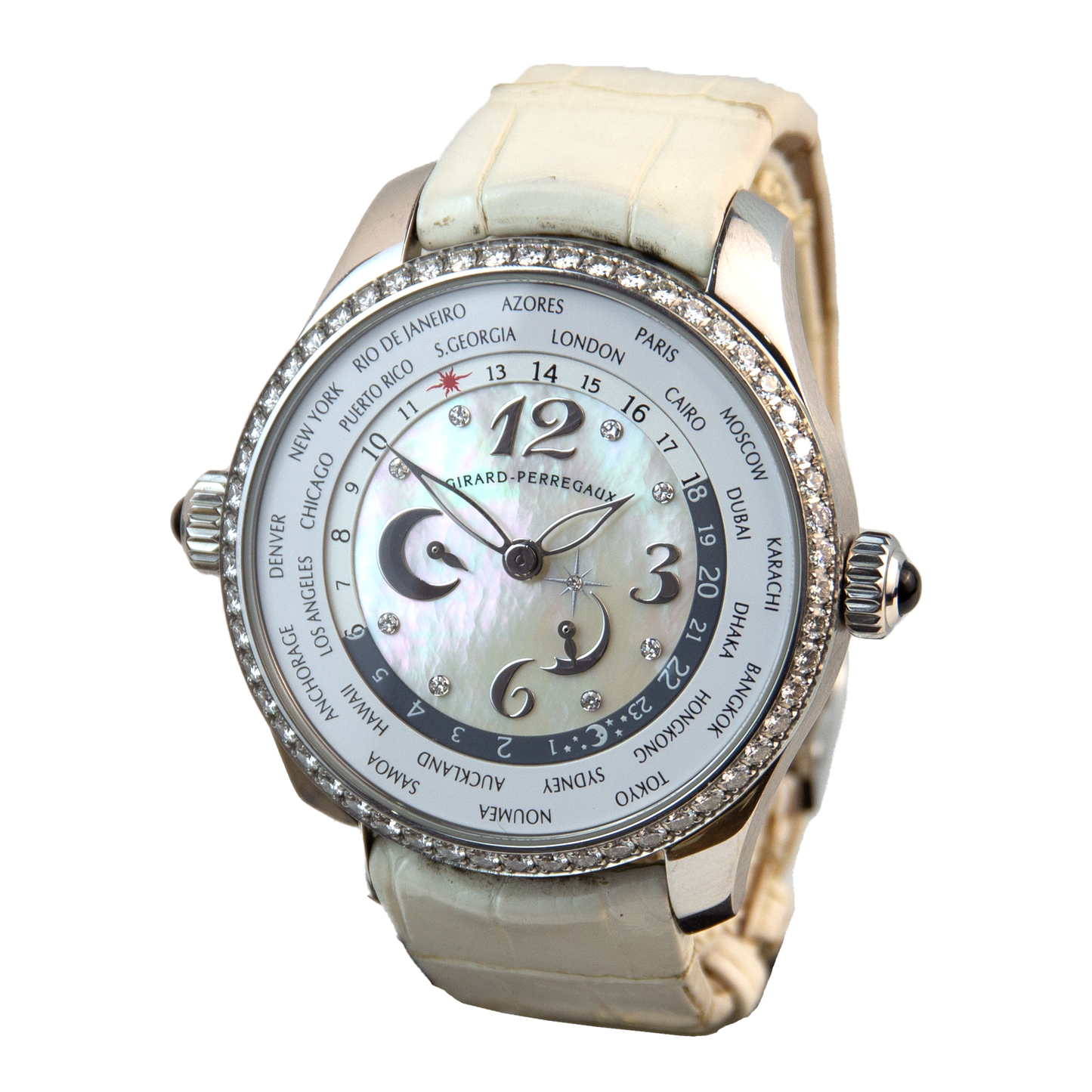 Girard Perregaux Ladies World Timer 49860D11A761-BK7A