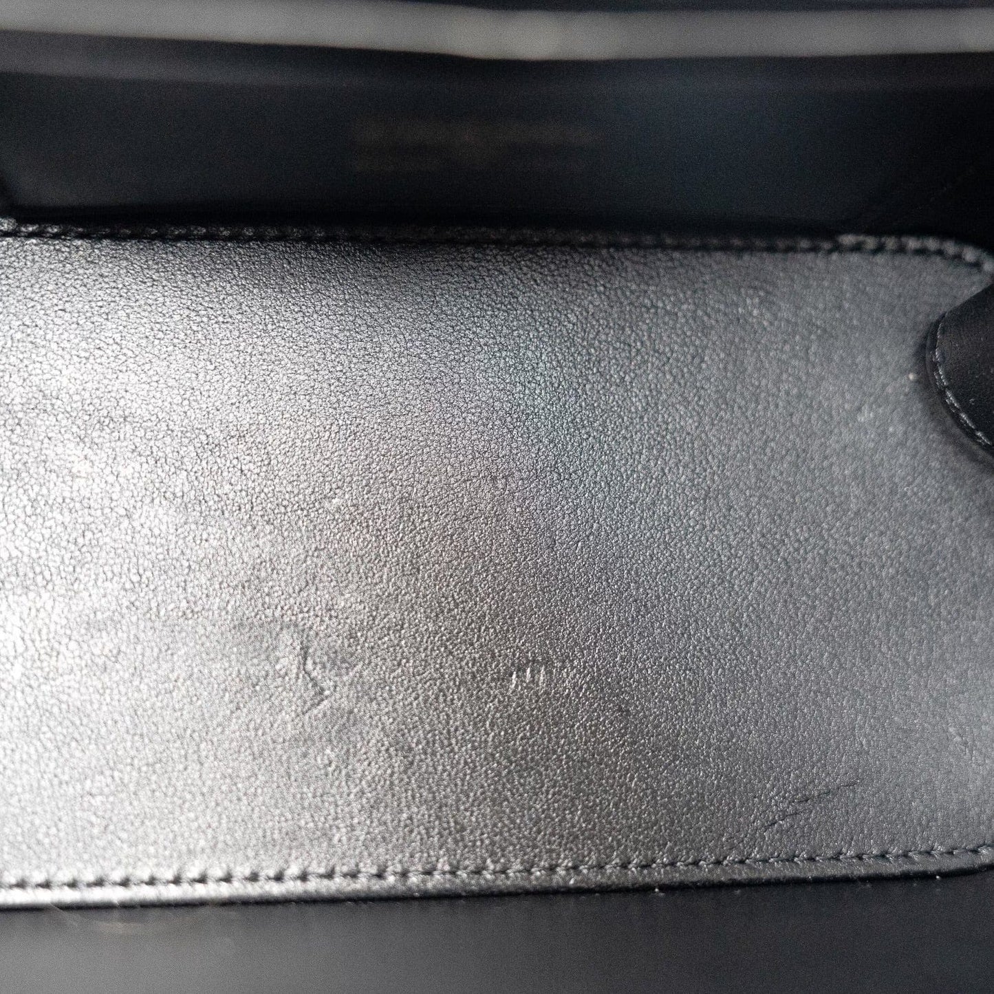 Black Vanity with Handle Lambskin Quilted LGHW