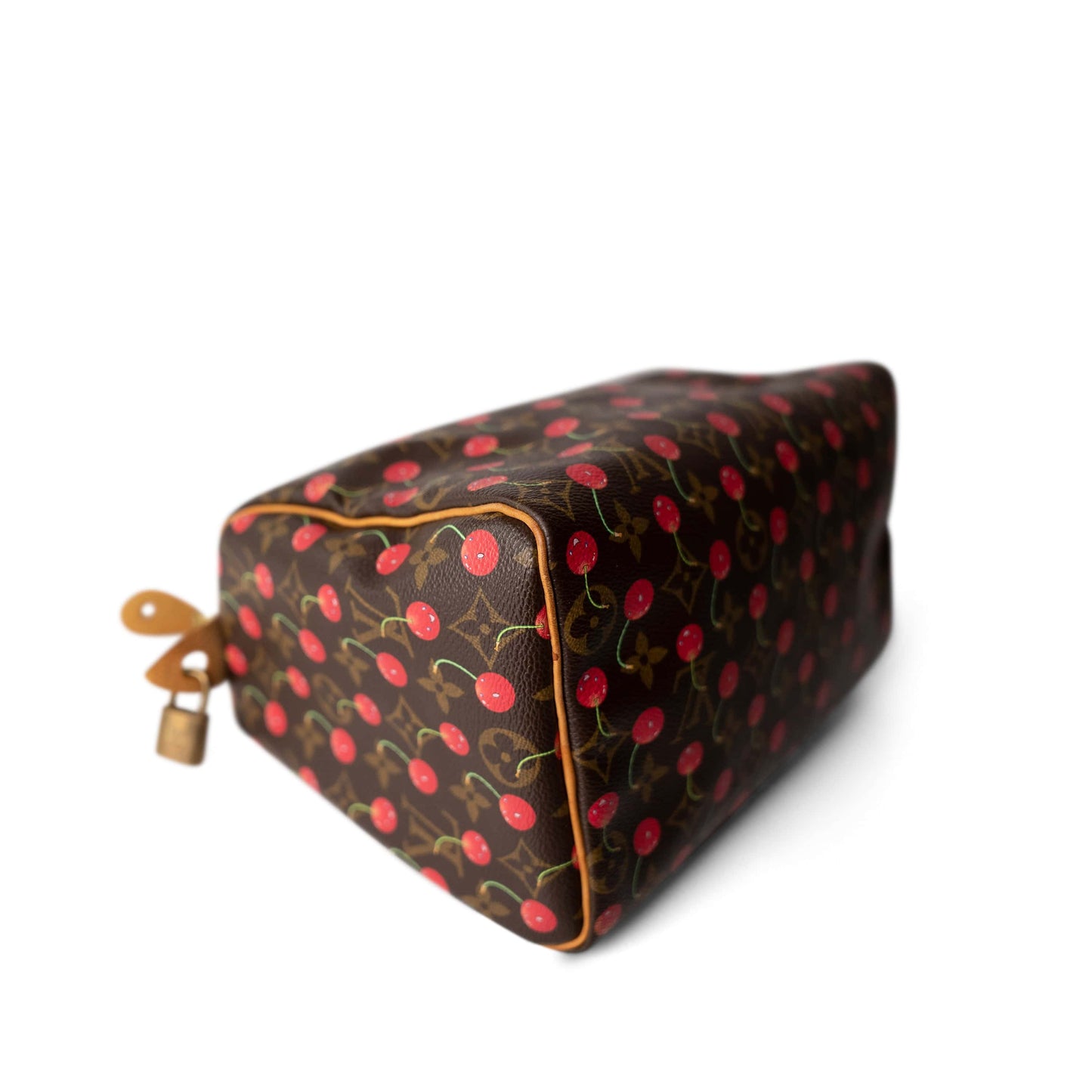 Louis Vuitton Speedy Handbag Limited Edition Monogram Cerises 25