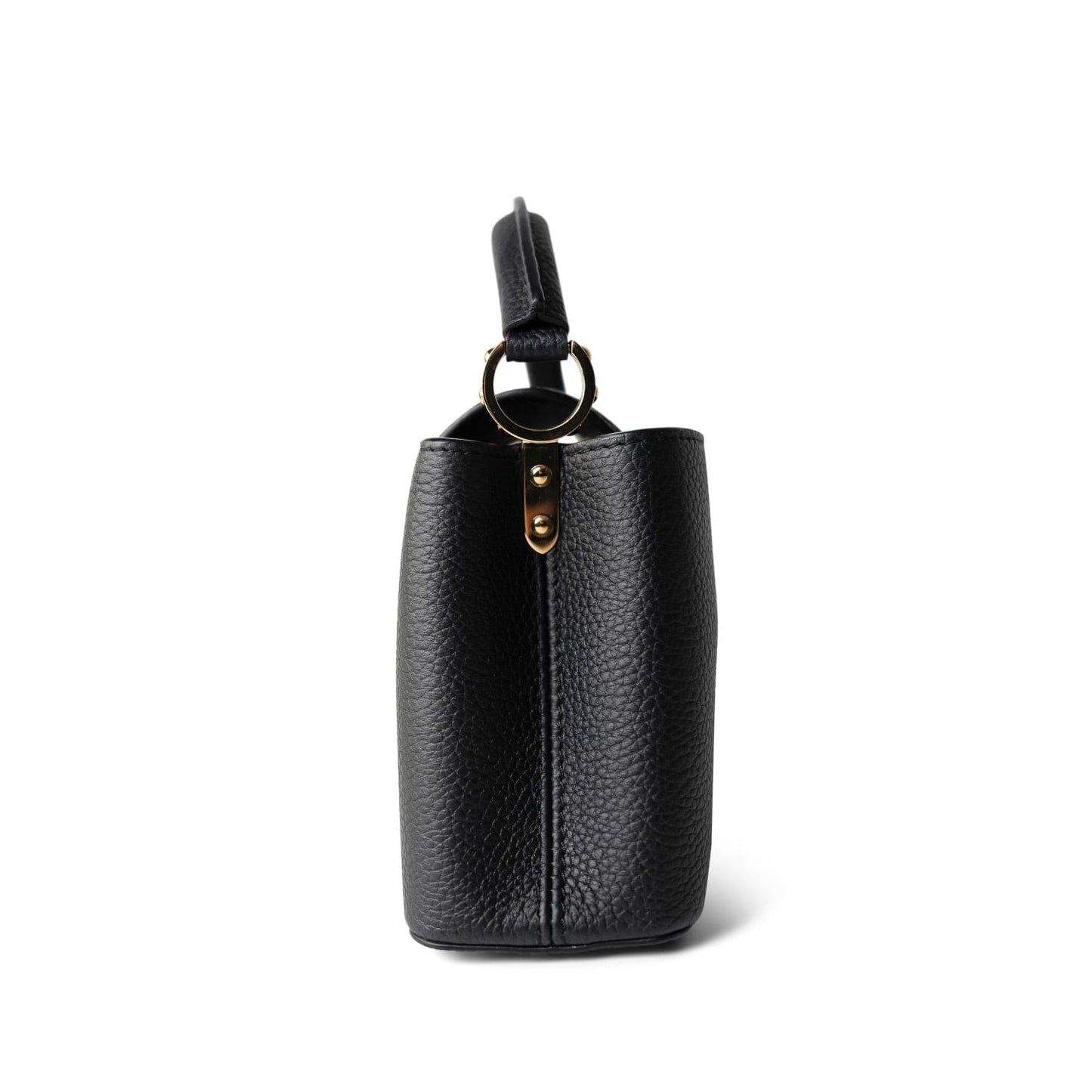 Louis Vuitton Black Taurillon Mini Capucines