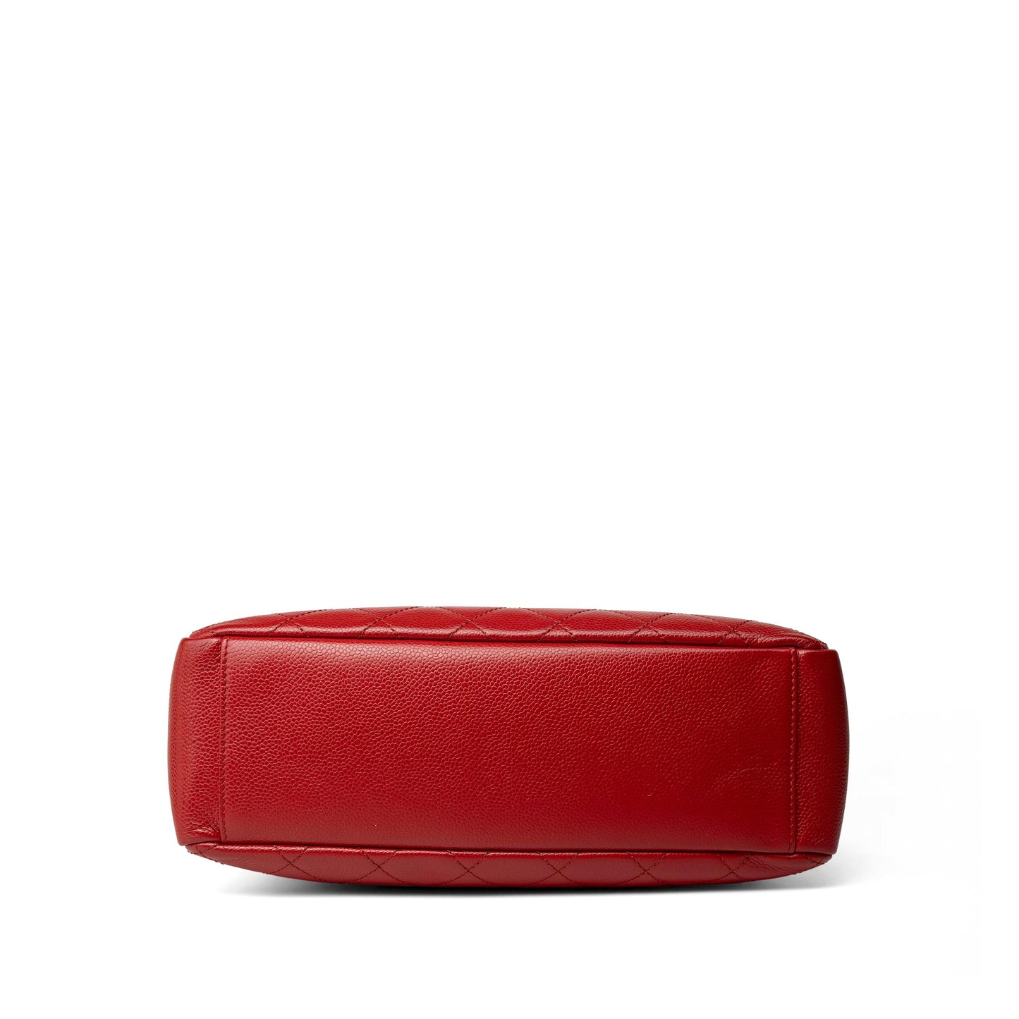 Red Caviar Quilted PST XL Silver Hardware