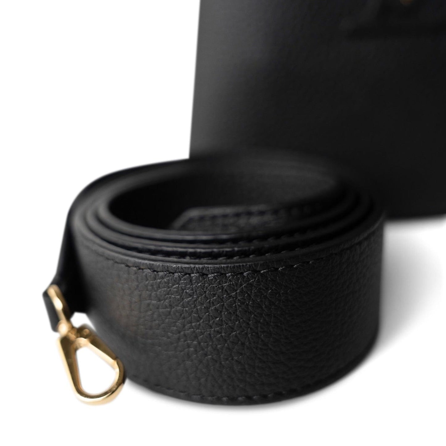Louis Vuitton Black Taurillon Mini Capucines