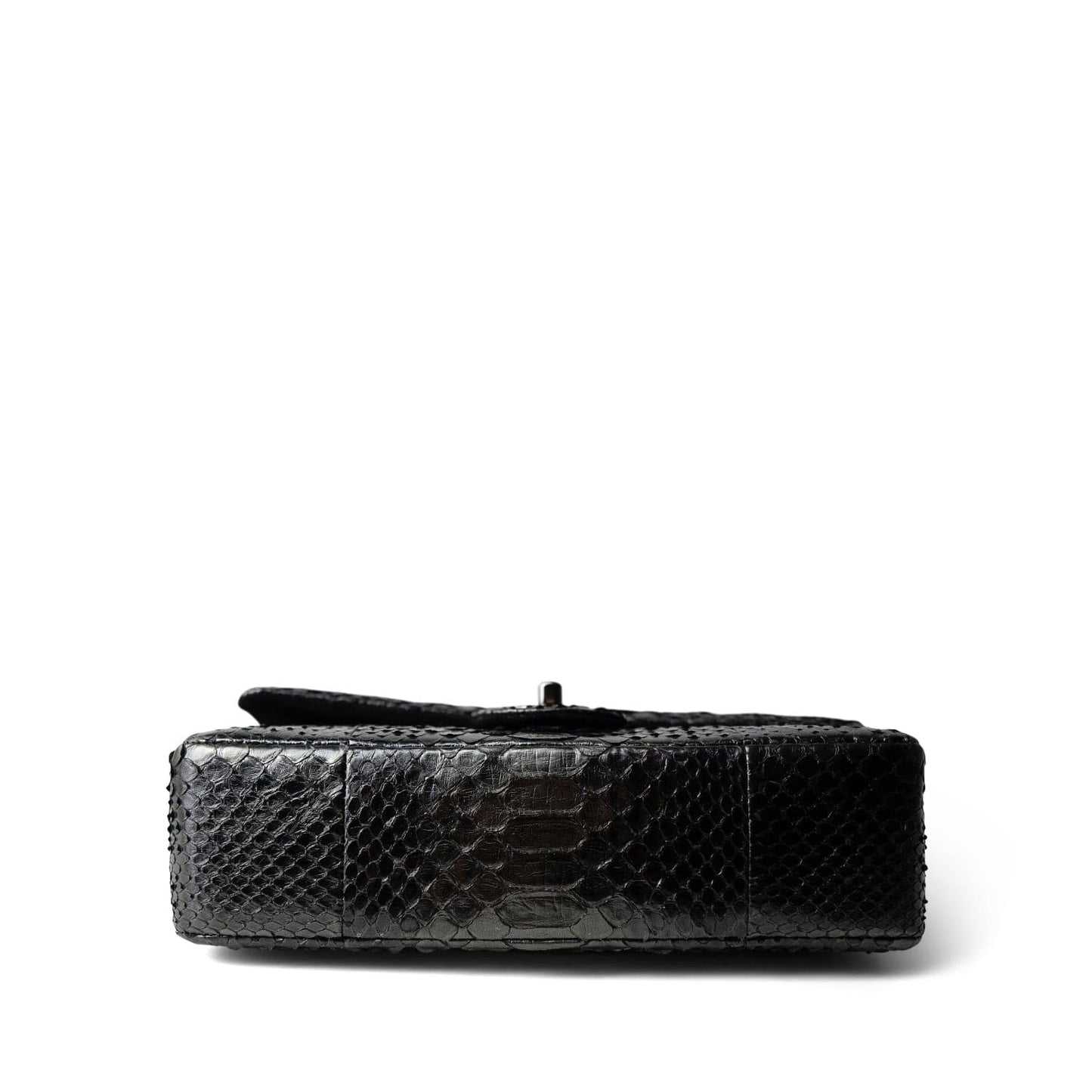 Metallic Python Medium Classic Double Flap