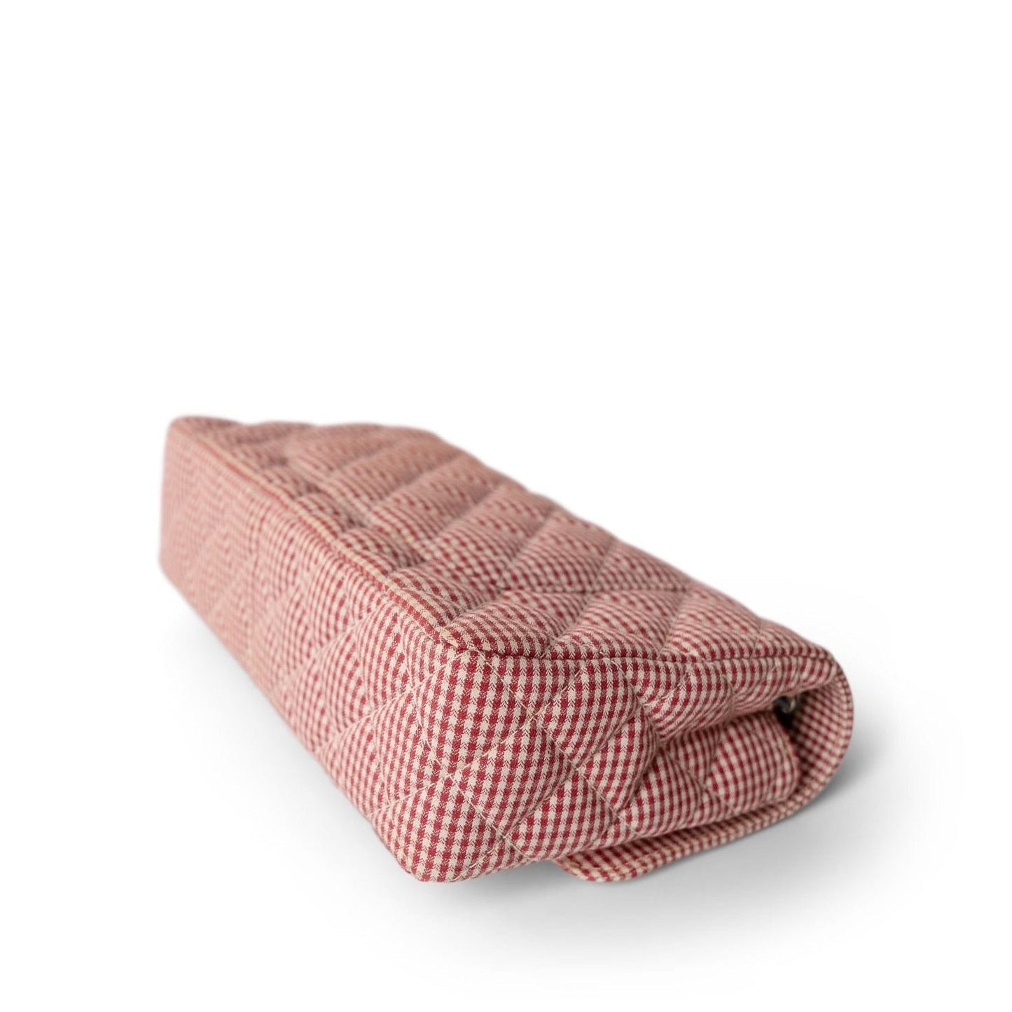 Vintage Gingham Red Medium Single Flap Bag