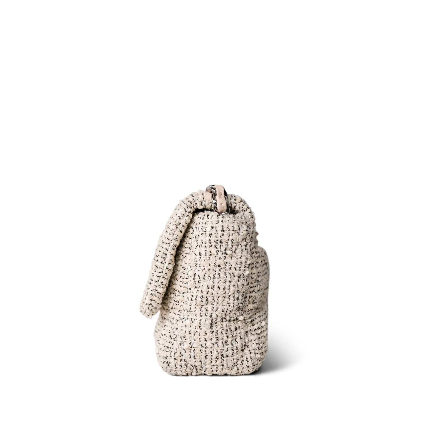 21S Oreo Tweed Quilted 19 Flap Small Mixed Hardware