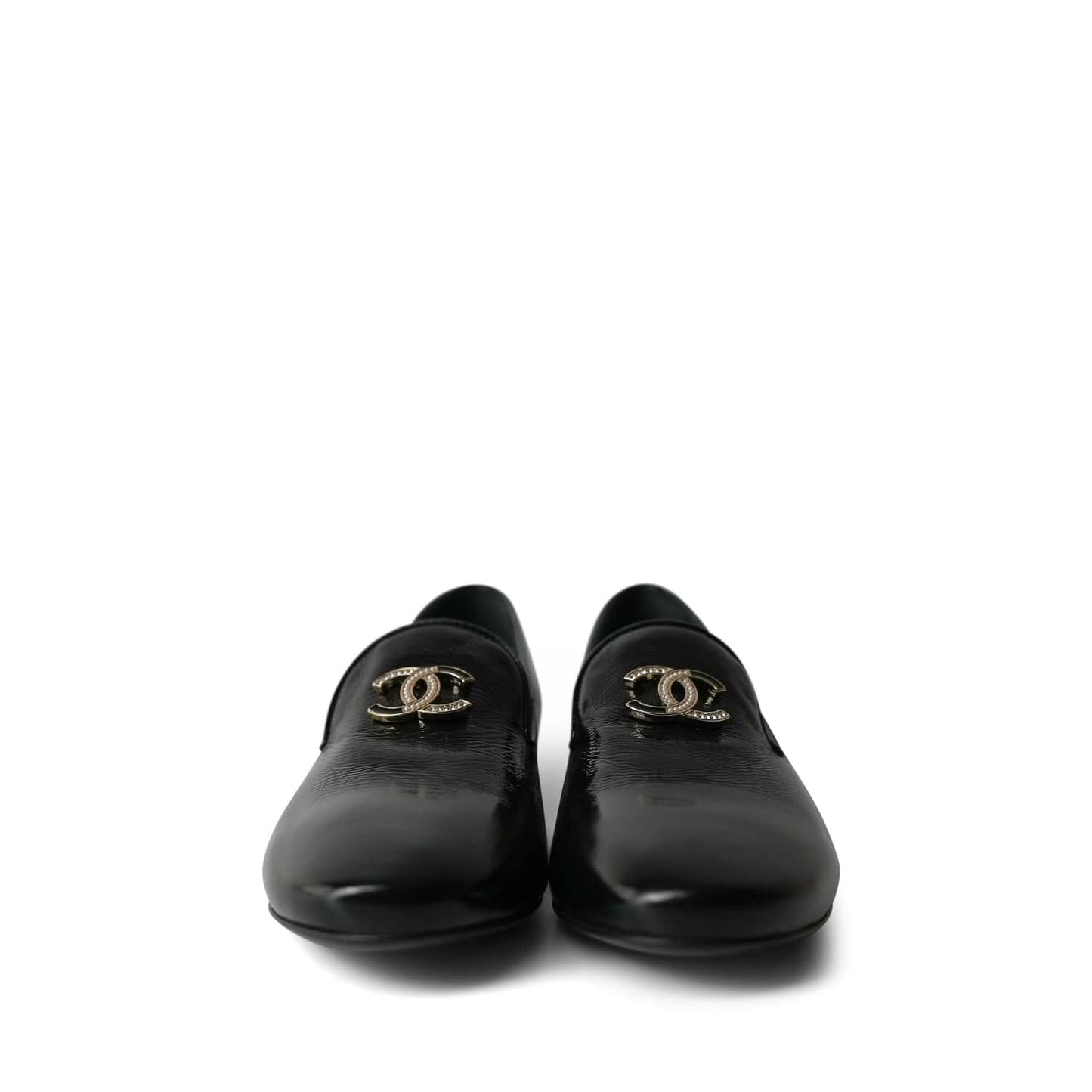 Black Patent CC Loafers 36.5